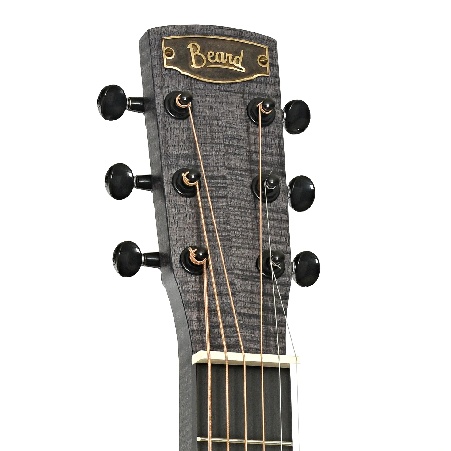 Beard Trailhead Squareneck Resonator Guitar, Black Ice Finish - Image 8