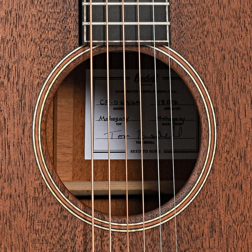 Bedell B-Stock CF-D-HM/HM Classic Folk Dreadnought Guitar - Image 5