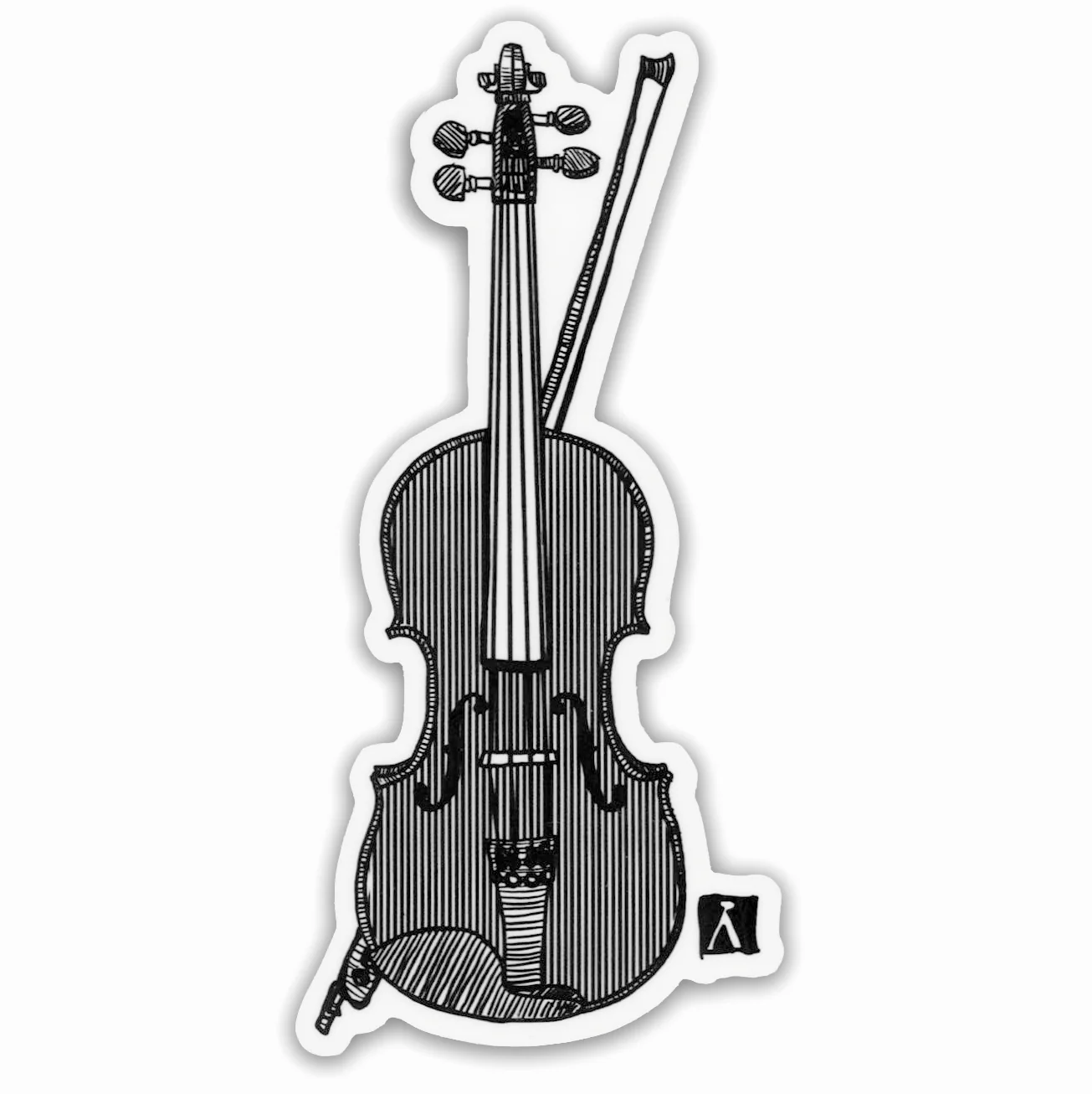 Bellavance Ink Vinyl Fiddle Sticker - Image 2