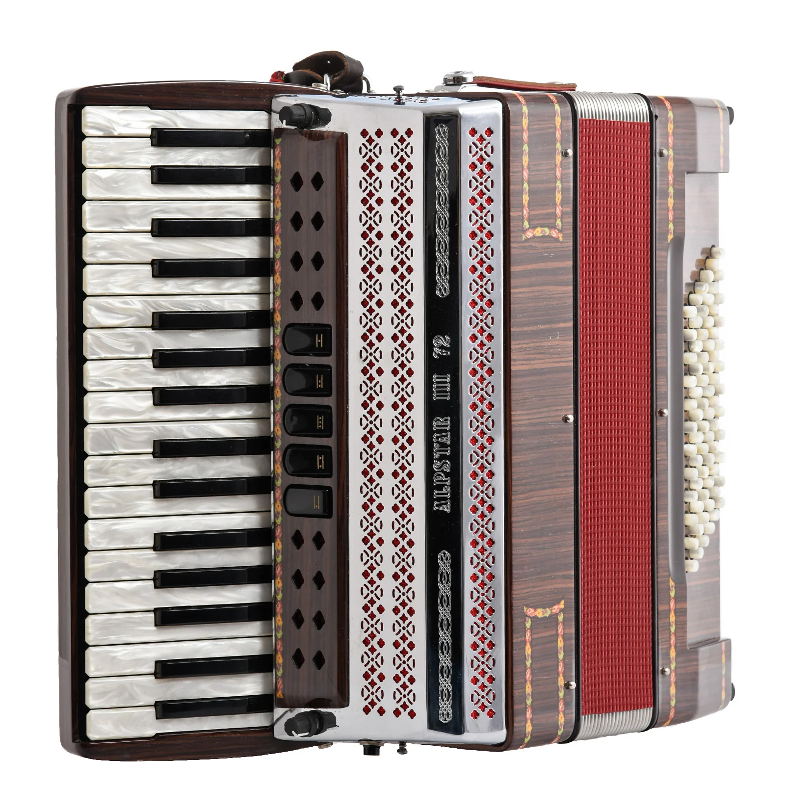 Beltuna Alpstar III 72 Keyboard Accordion (c.2001) - Image 4