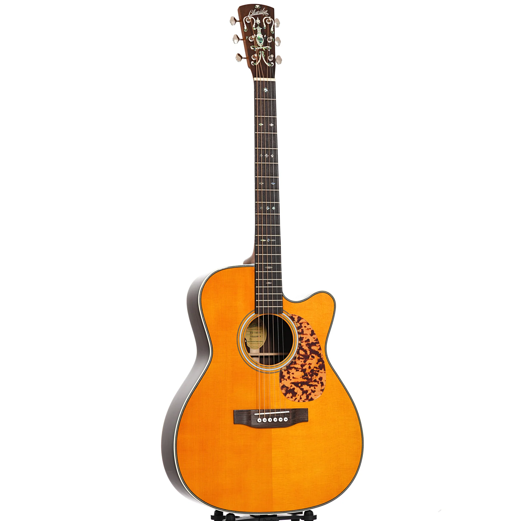 Blueridge Historic Series BR-163CE Acoustic-Electric Guitar & Gigibag - Image 11