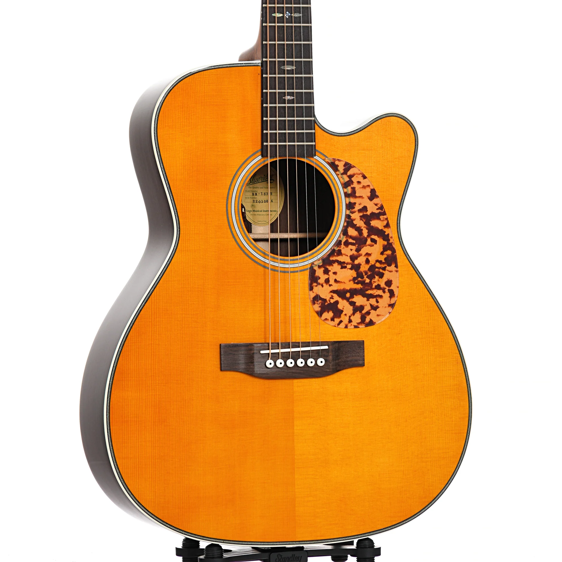 Blueridge Historic Series BR-163CE Acoustic-Electric Guitar & Gigibag - Image 3