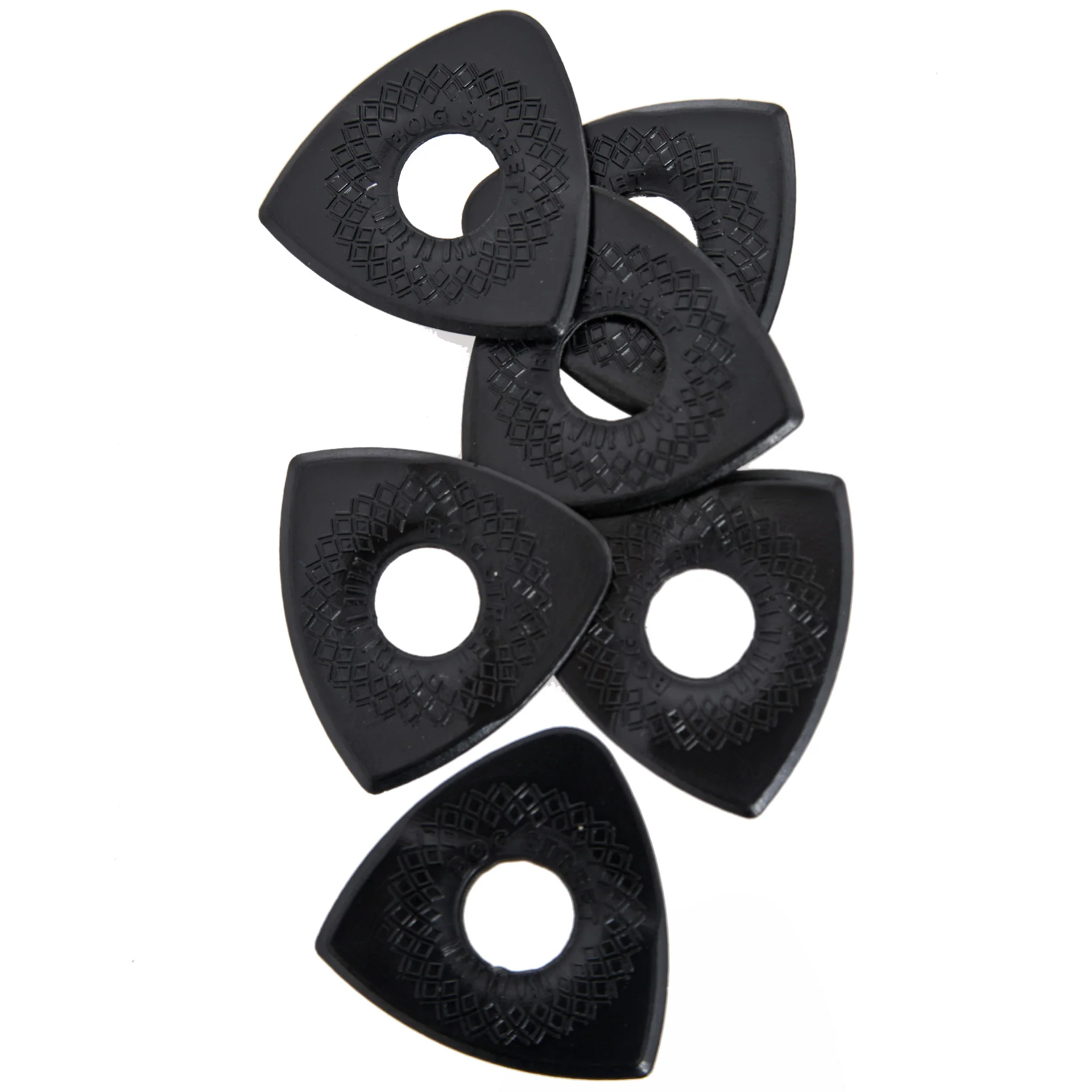 Bog Street Axe Blade Ultem-Tak Light Triangle Picks, Pack of 6 - Image 3
