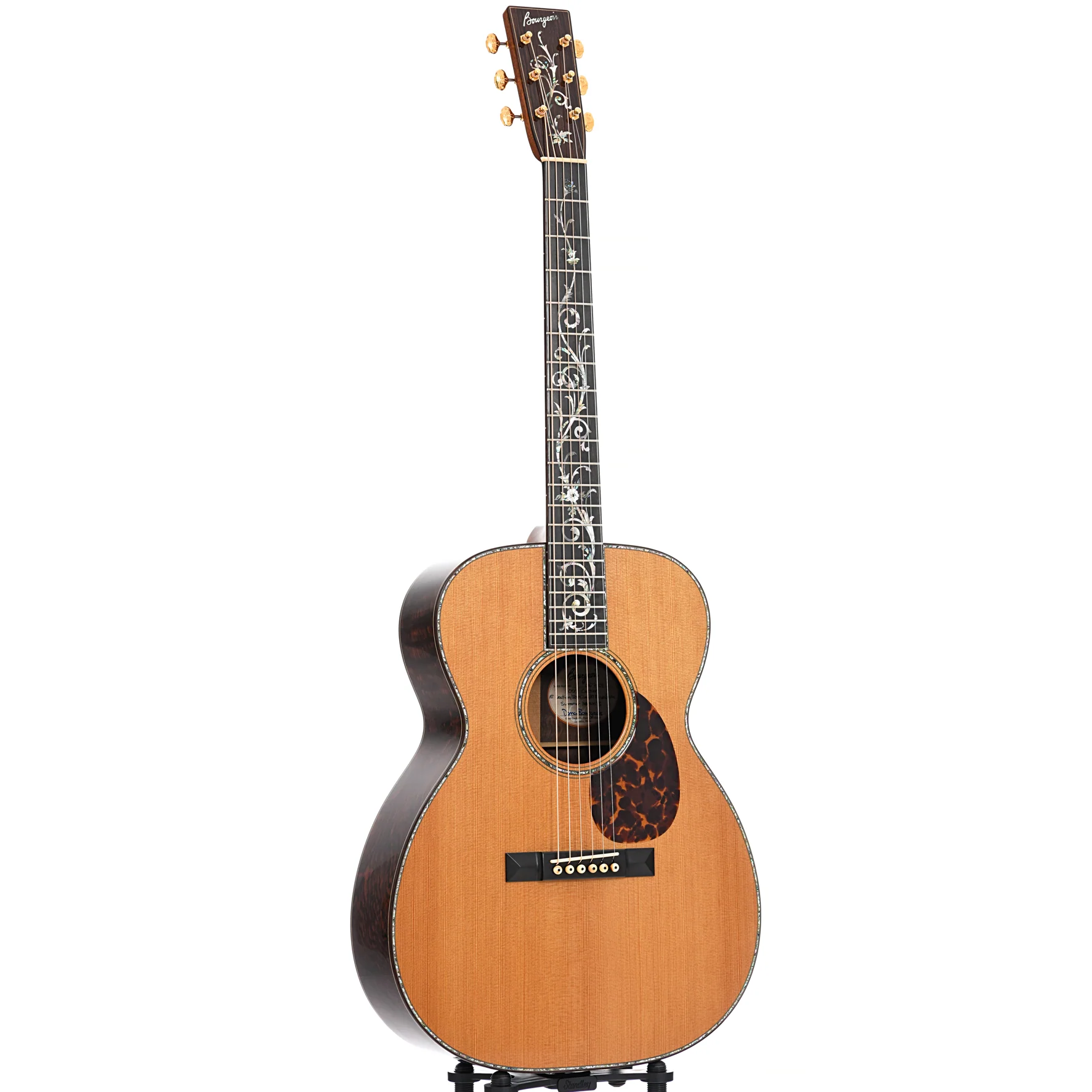 Bourgeois Style 42 Brazilian Custom OM Acoustic Guitar (2015) - Image 12