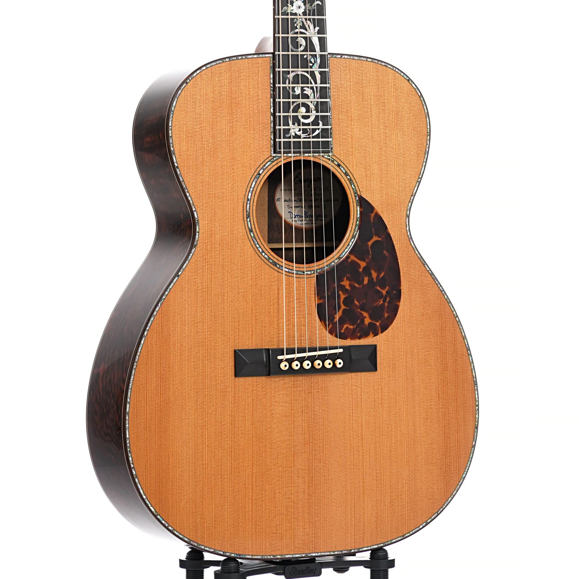 Bourgeois Style 42 Brazilian Custom OM Acoustic Guitar (2015) - Image 4