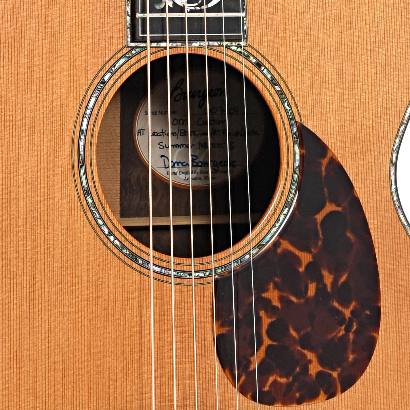 Bourgeois Style 42 Brazilian Custom OM Acoustic Guitar (2015) - Image 6