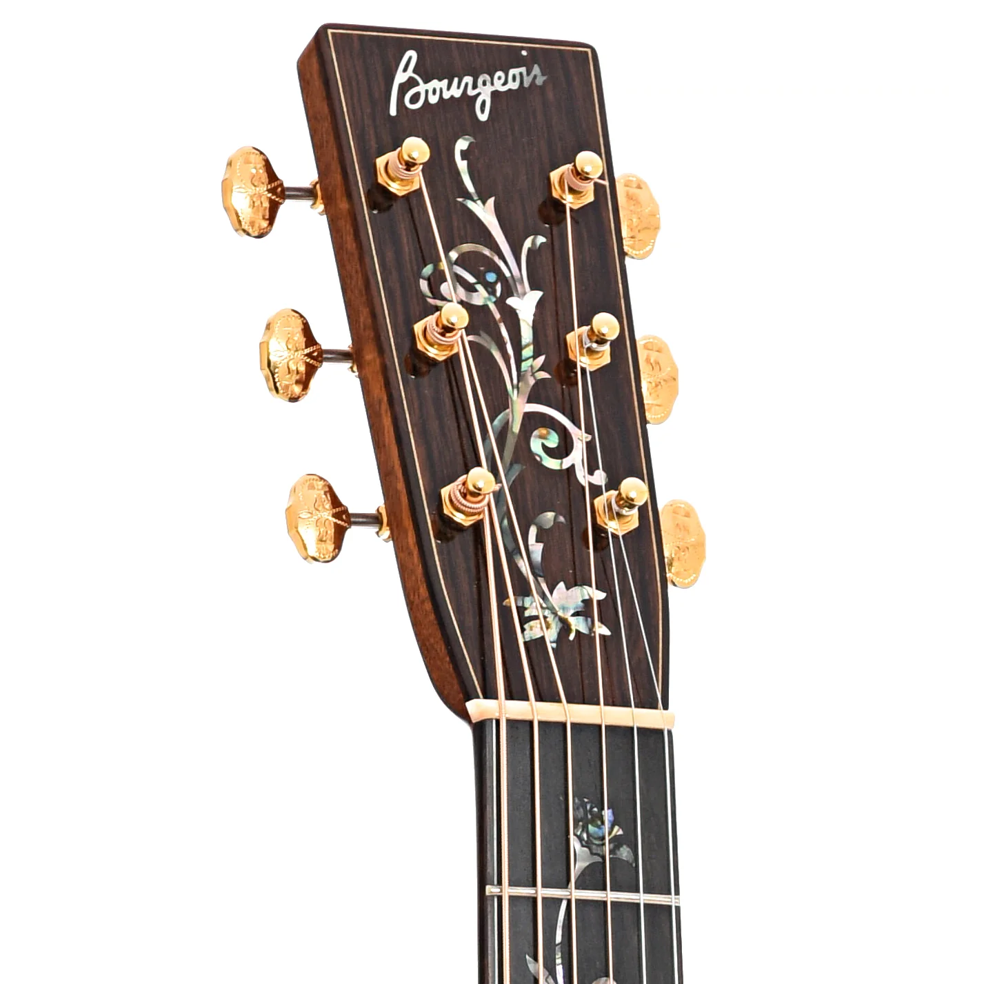 Bourgeois Style 42 Brazilian Custom OM Acoustic Guitar (2015) - Image 8