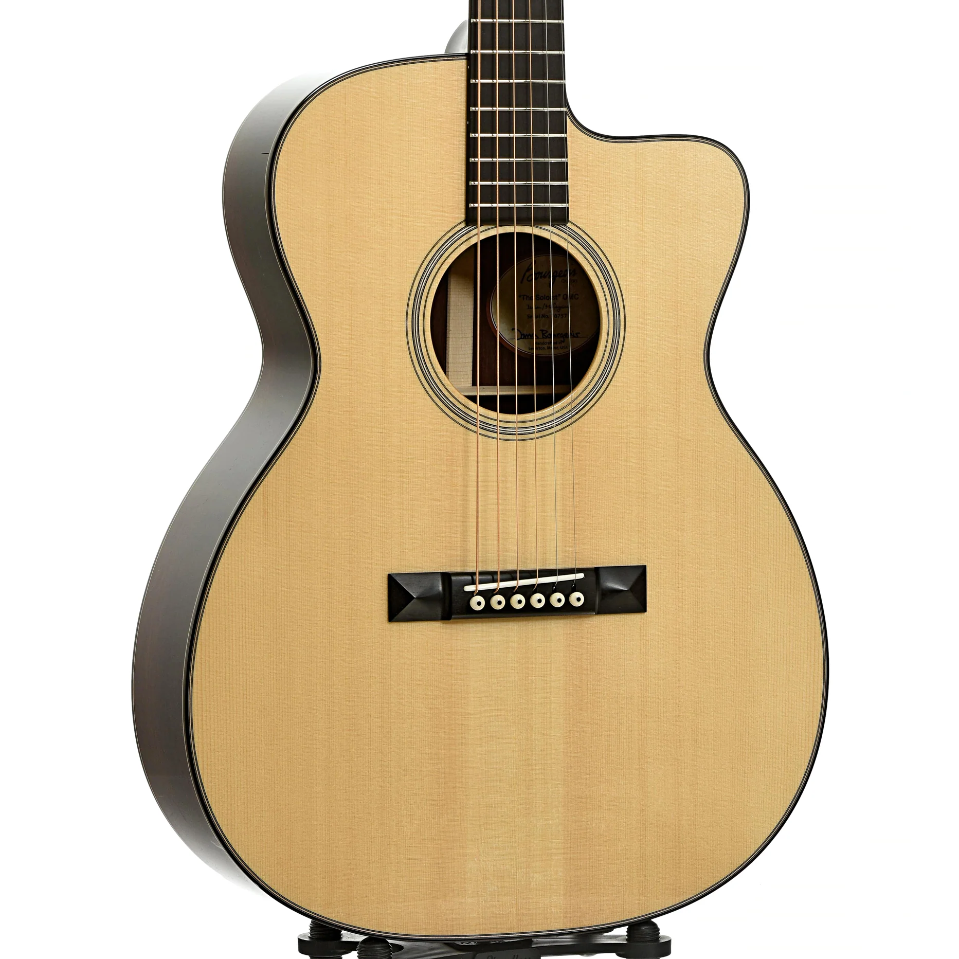 Bourgeois Legacy Series Soloist OM Cutaway Acoustic Guitar - Image 4