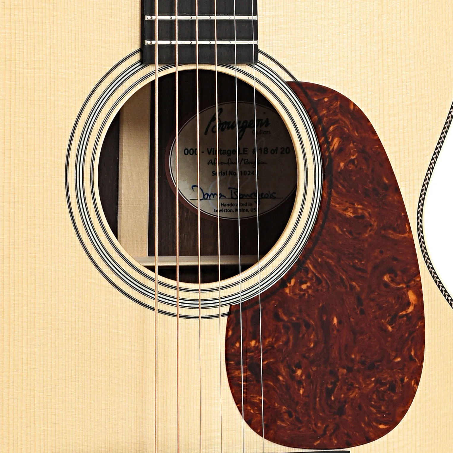 Bourgeois Limited Edition Brazilian Rosewood 000LE Acoustic Guitar - Image 6
