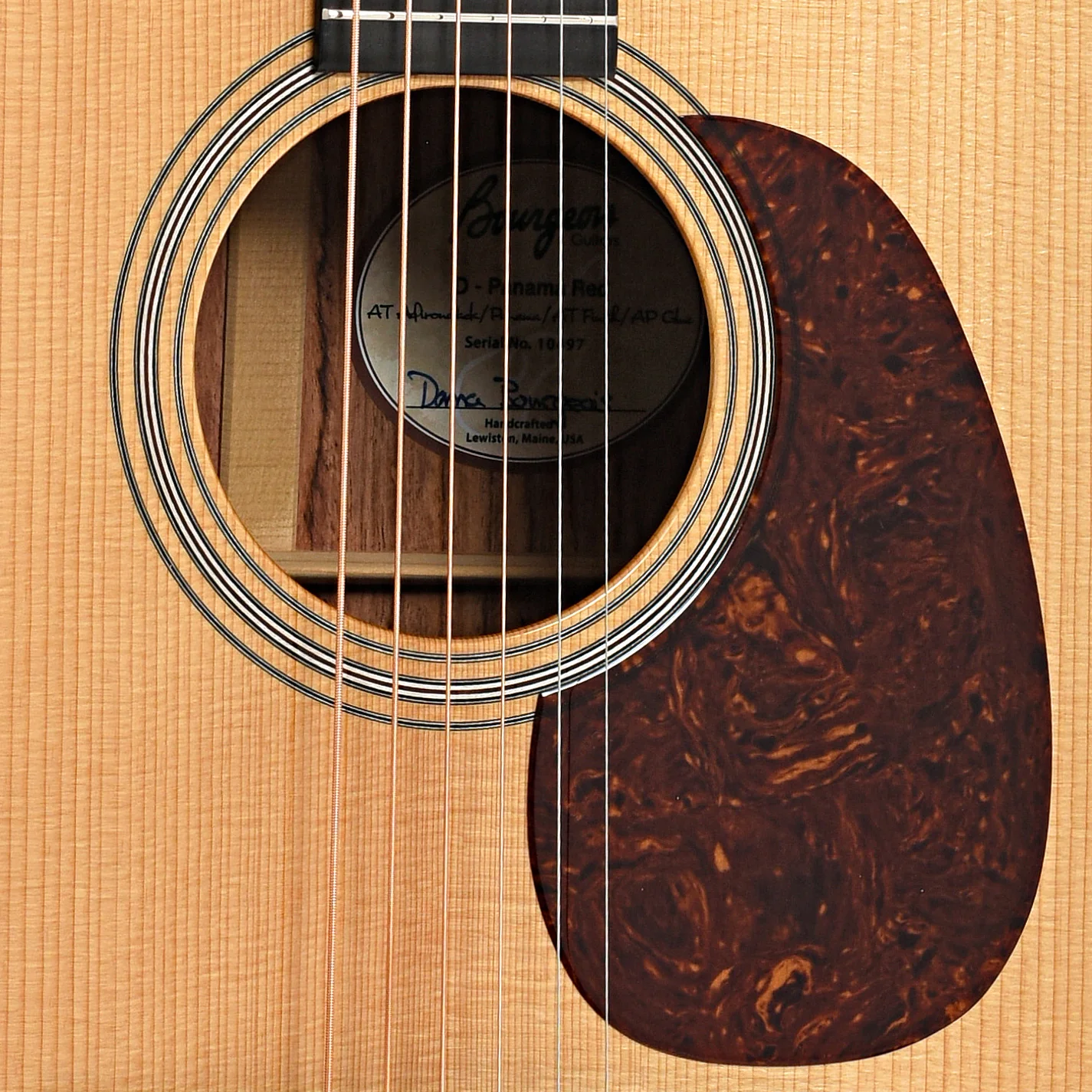 Bourgeois Panama Red Dreadnought Acoustic Guitar - Image 6