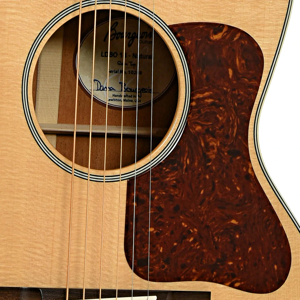 Bourgeois Professional Series Natural LDB-O Acoustic Guitar - Image 7