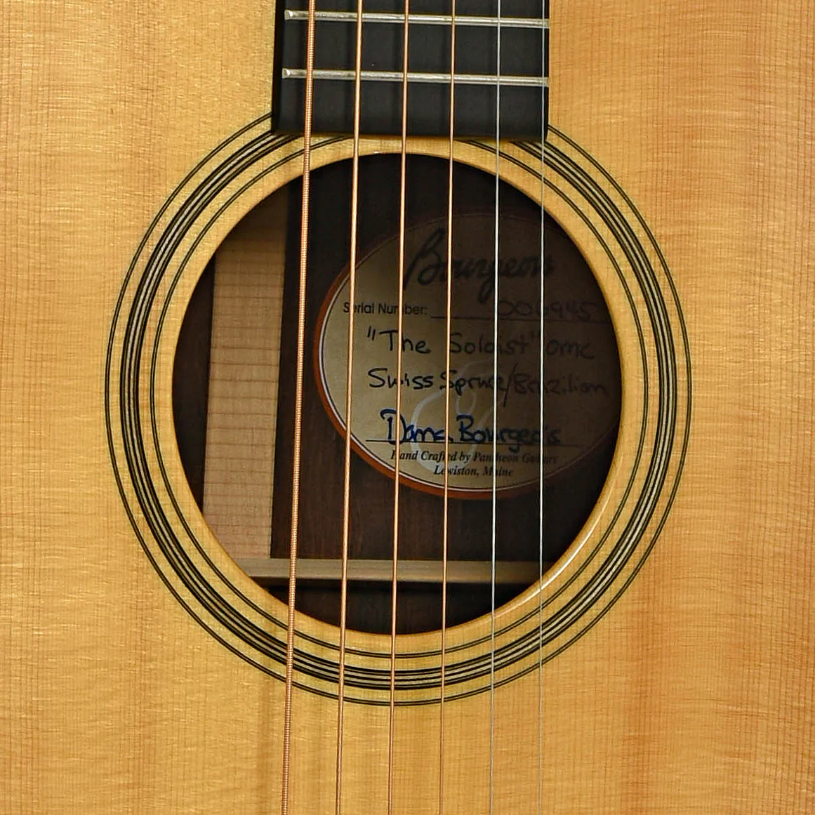 Bourgeois The Soloist OMC Acoustic Guitar (2014) - Image 6