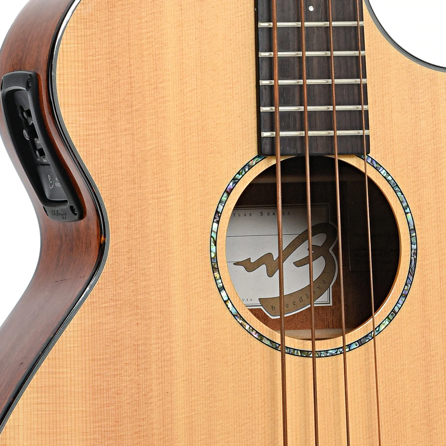 Breedlove BJ350/SM4 Acoustic-Electric Bass (2009) - Image 6