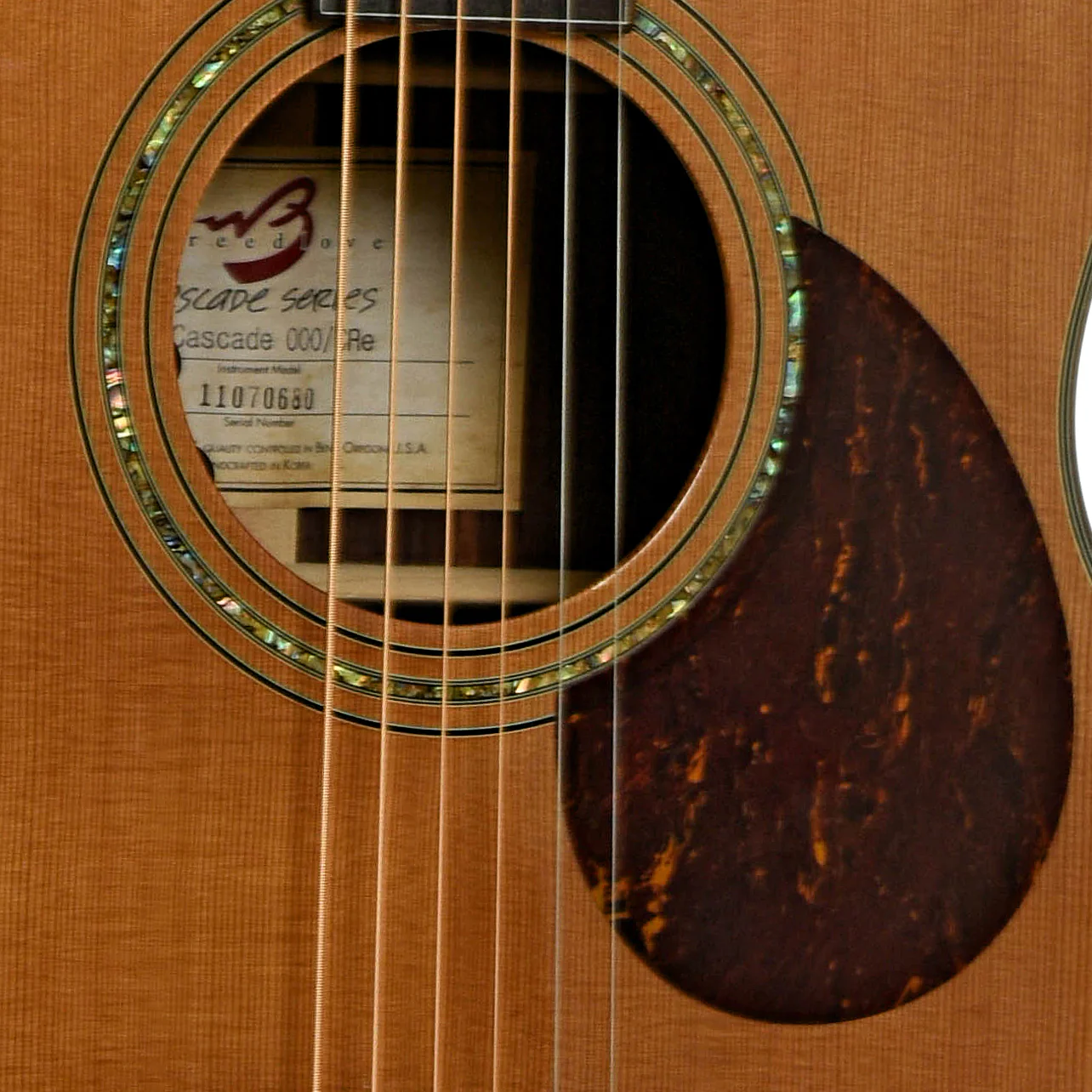 Breedlove Cascade 000/CRE Acoustic-Electric Guitar (2011) - Image 6
