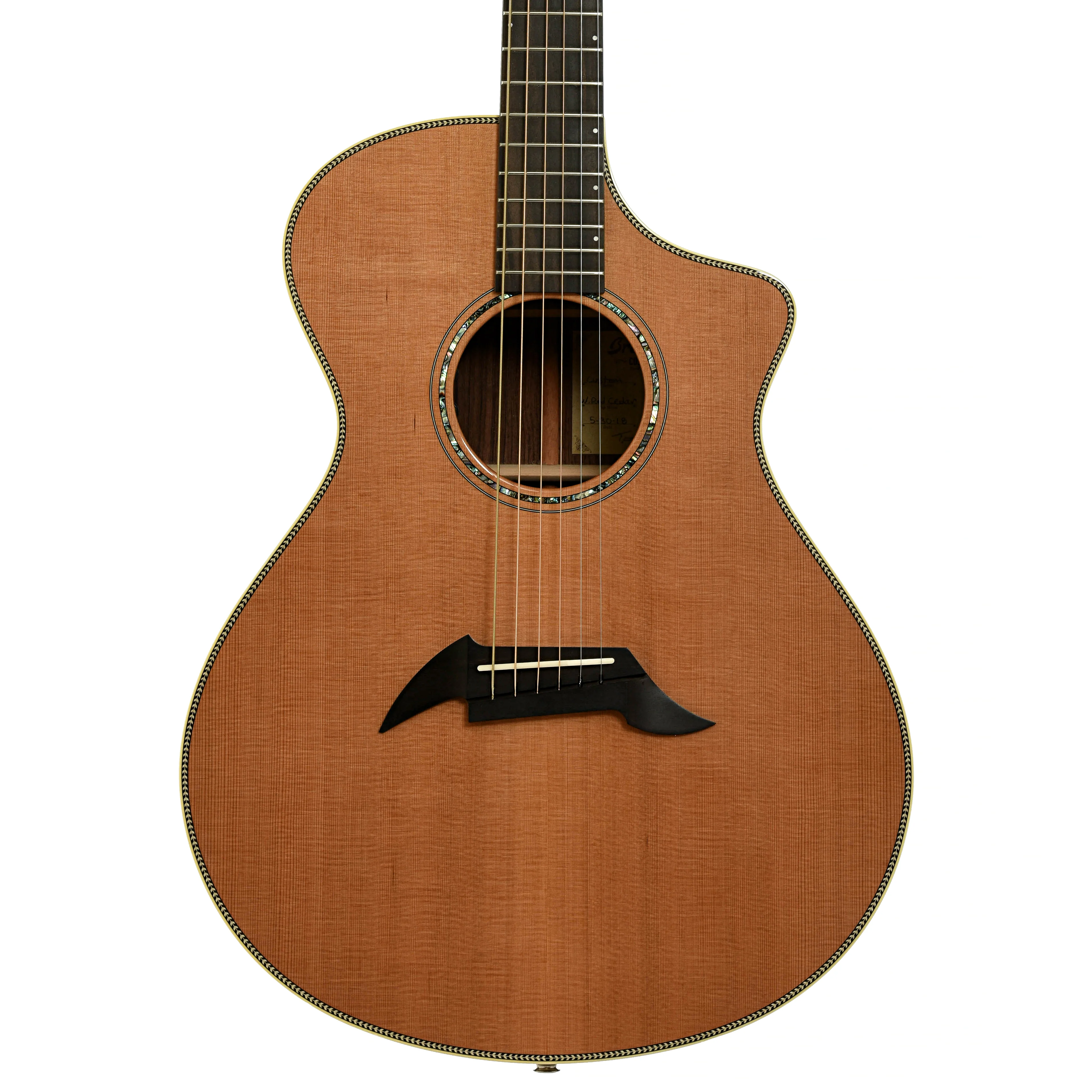 Breedlove Custom Concert Cedar / Indian Acoustic Guitar (2018) - Image 2