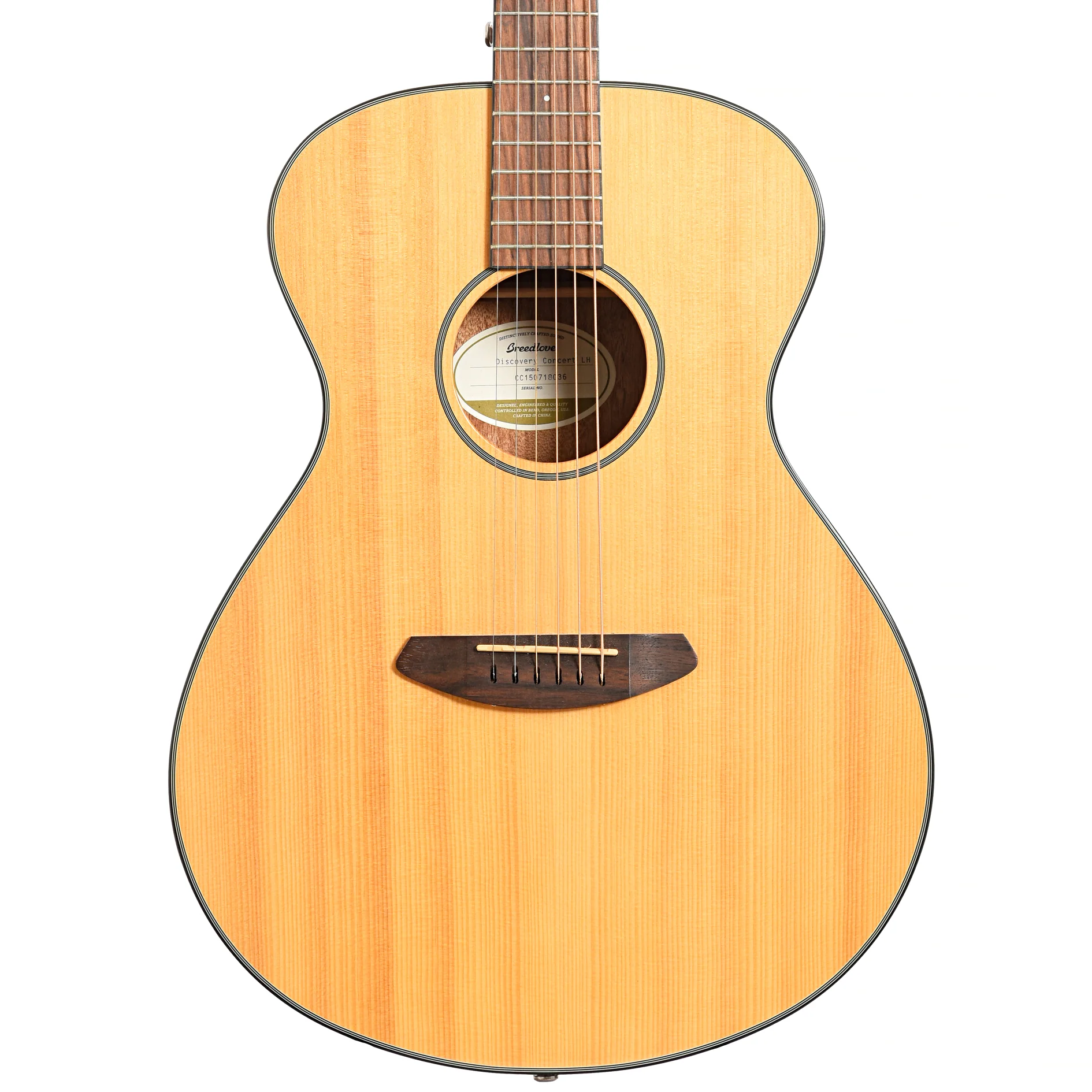 Breedlove Discovery Concert LH Acoustic Guitar (2015) - Image 2