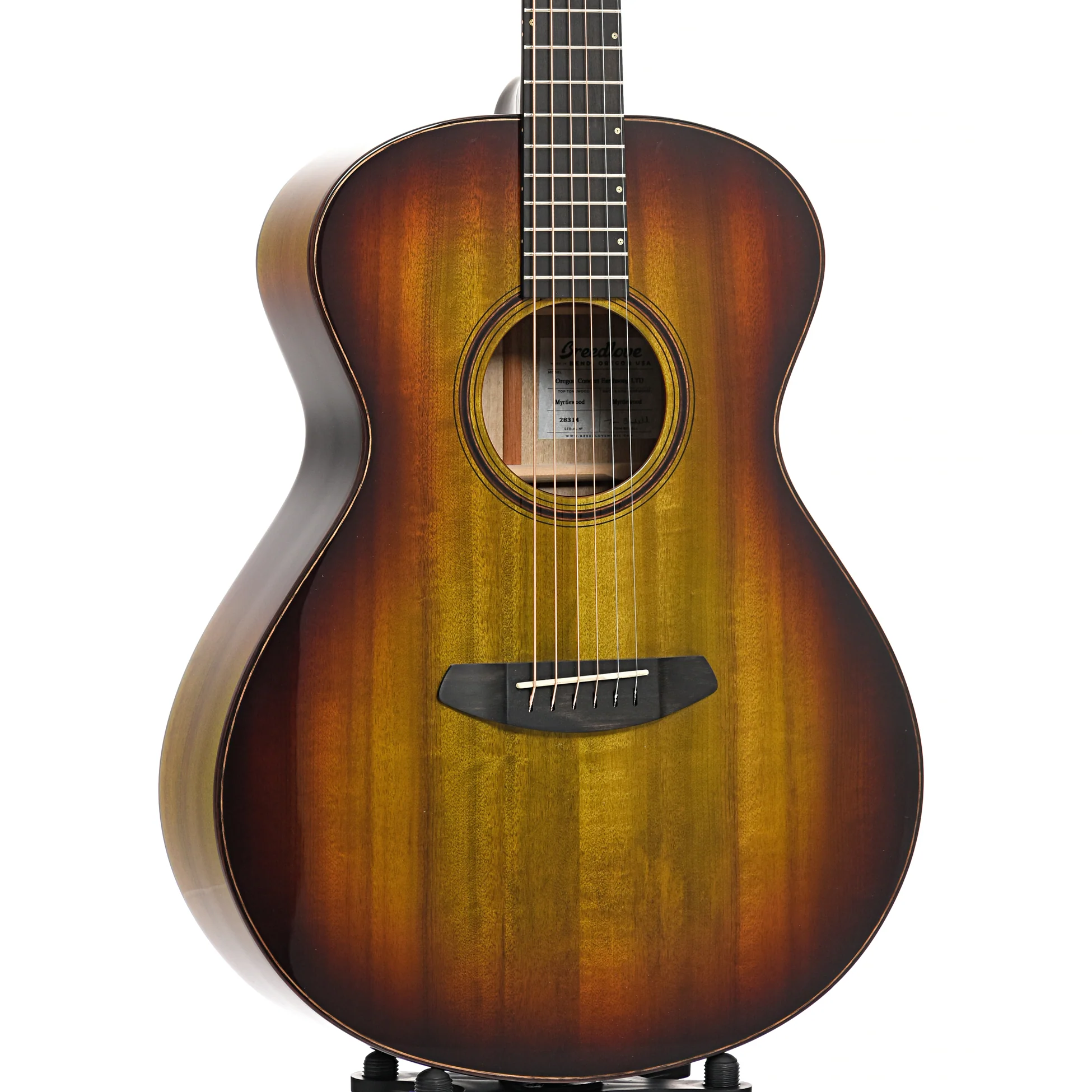Breedlove Oregon Concert Earthsong Myrtlewood-Myrtlewood LTD Acoustic Guitar - Image 4