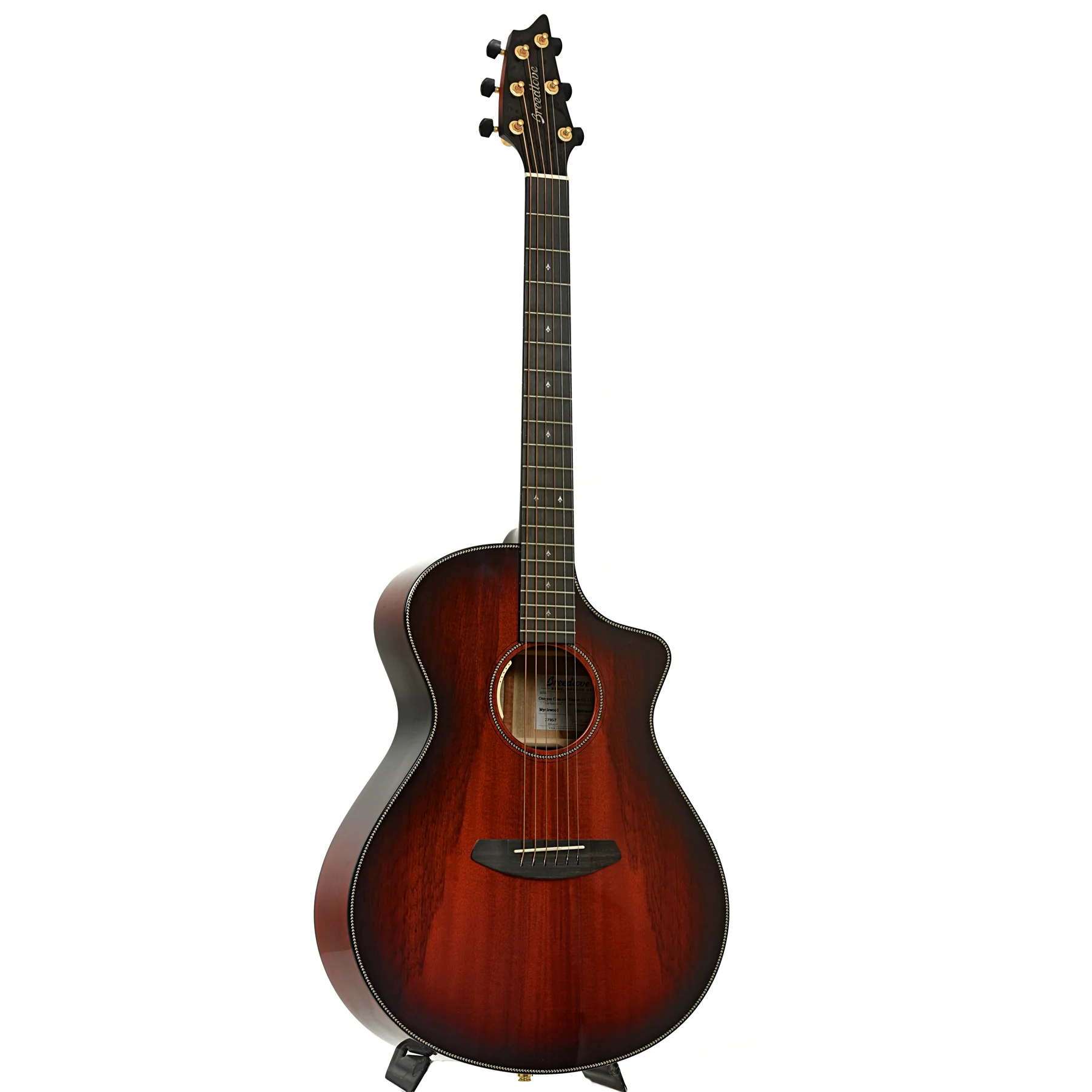Breedlove Oregon Concert Ember CE LTD Acoustic-Electric Guitar (2022) - Image 3