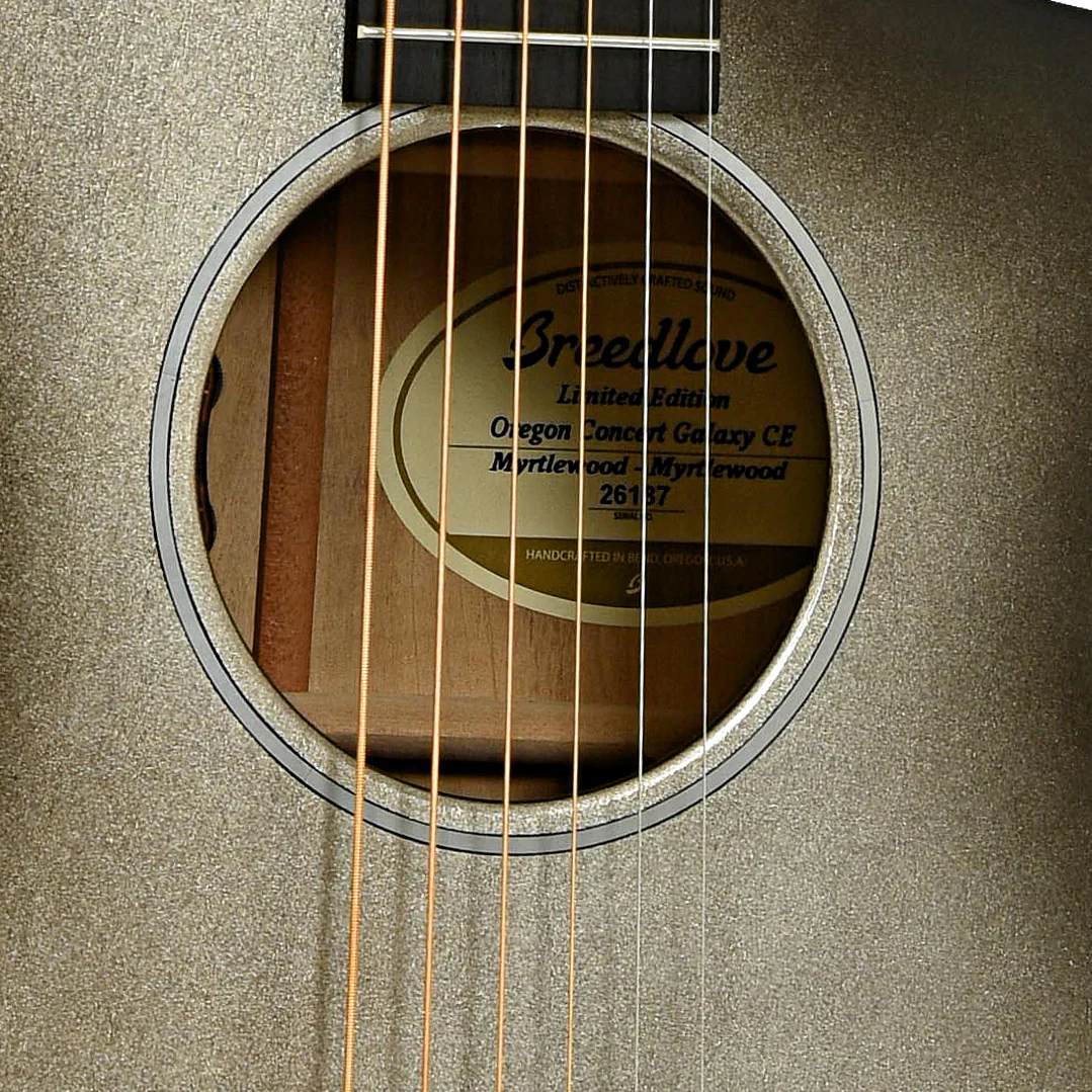 Breedlove Oregon Concert Galaxy CE Myrtlewood Acoustic-Electric Guitar (recent) - Image 6