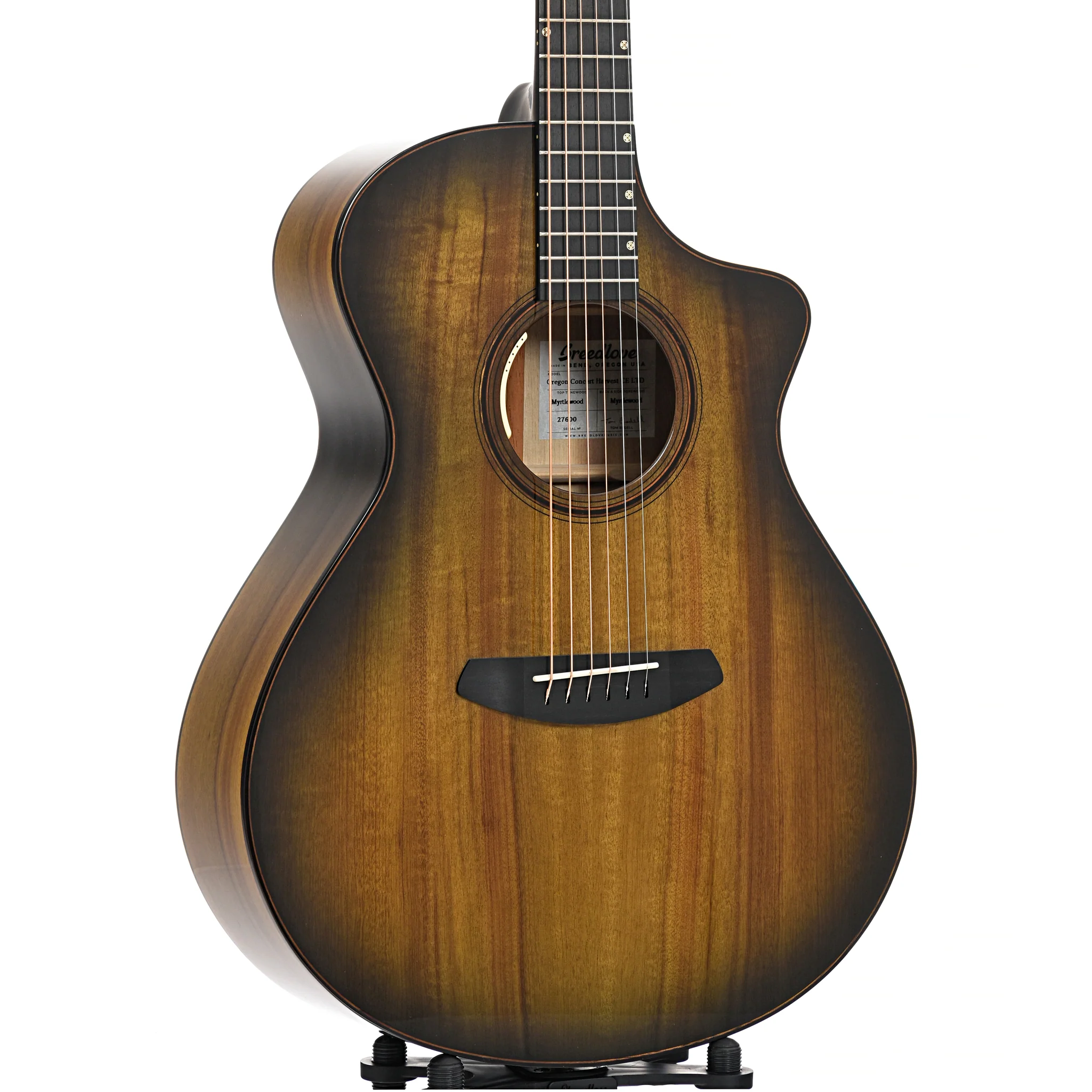 Breedlove Oregon Concert Harvest CE Myrtlewood-Myrtlewood LTD Acoustic-Electric Guitar - Image 4