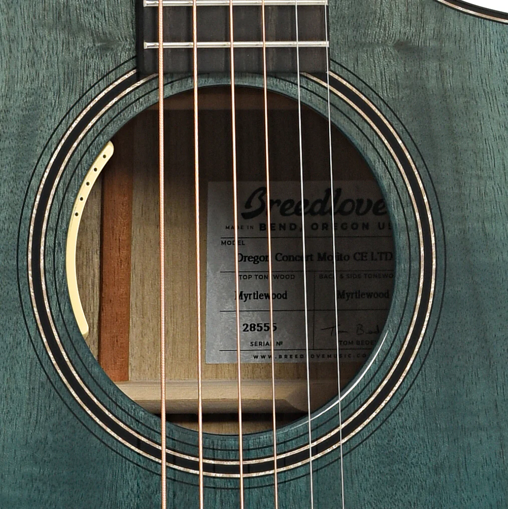 Breedlove Oregon Concert Mojito CE Myrtlewood-Myrtlewood LTD Acoustic-Electric Guitar - Image 6
