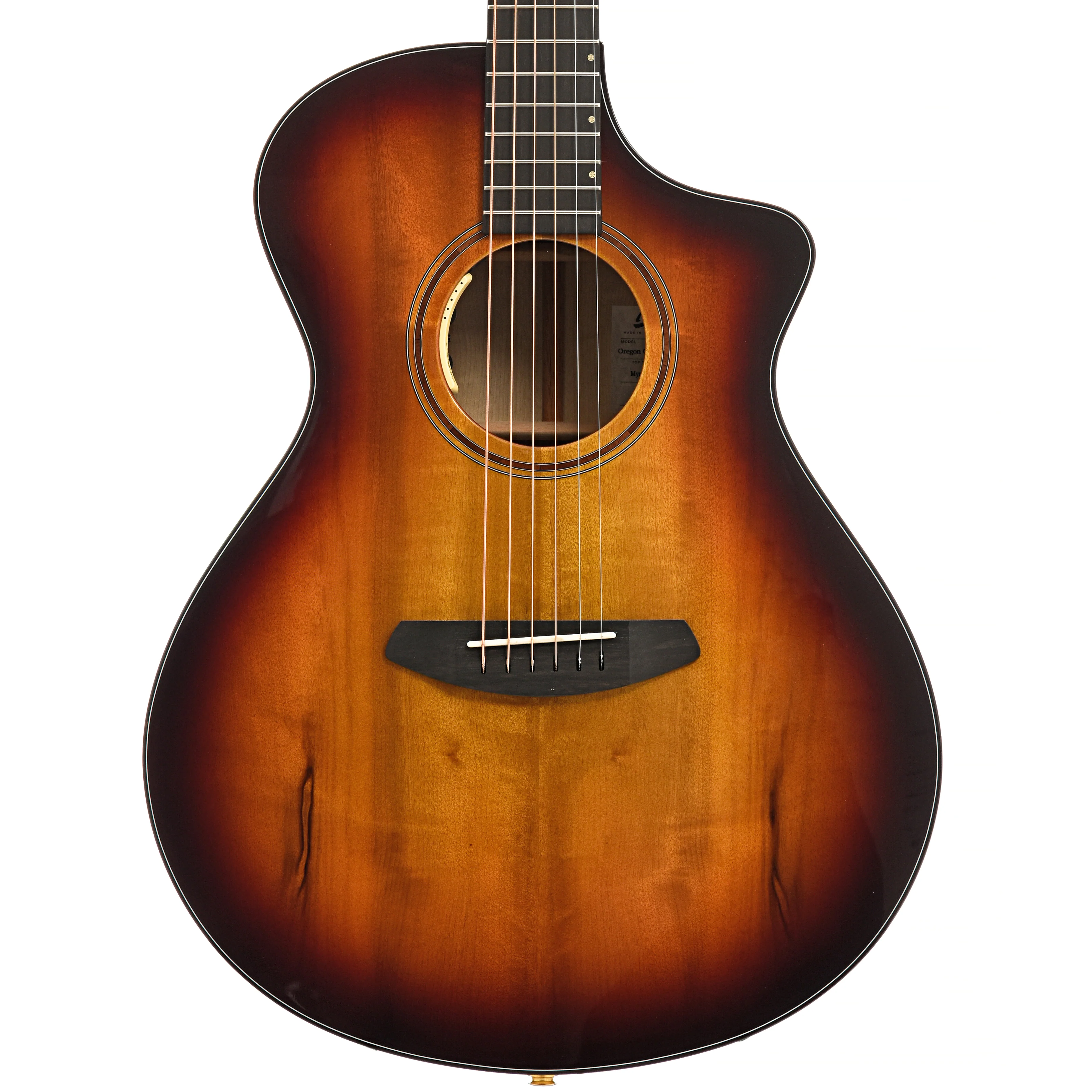 Breedlove Oregon Concert Old Fashioned CE Myrtlewood-Myrtlewood LTD Acoustic-Electric Guitar - Image 2