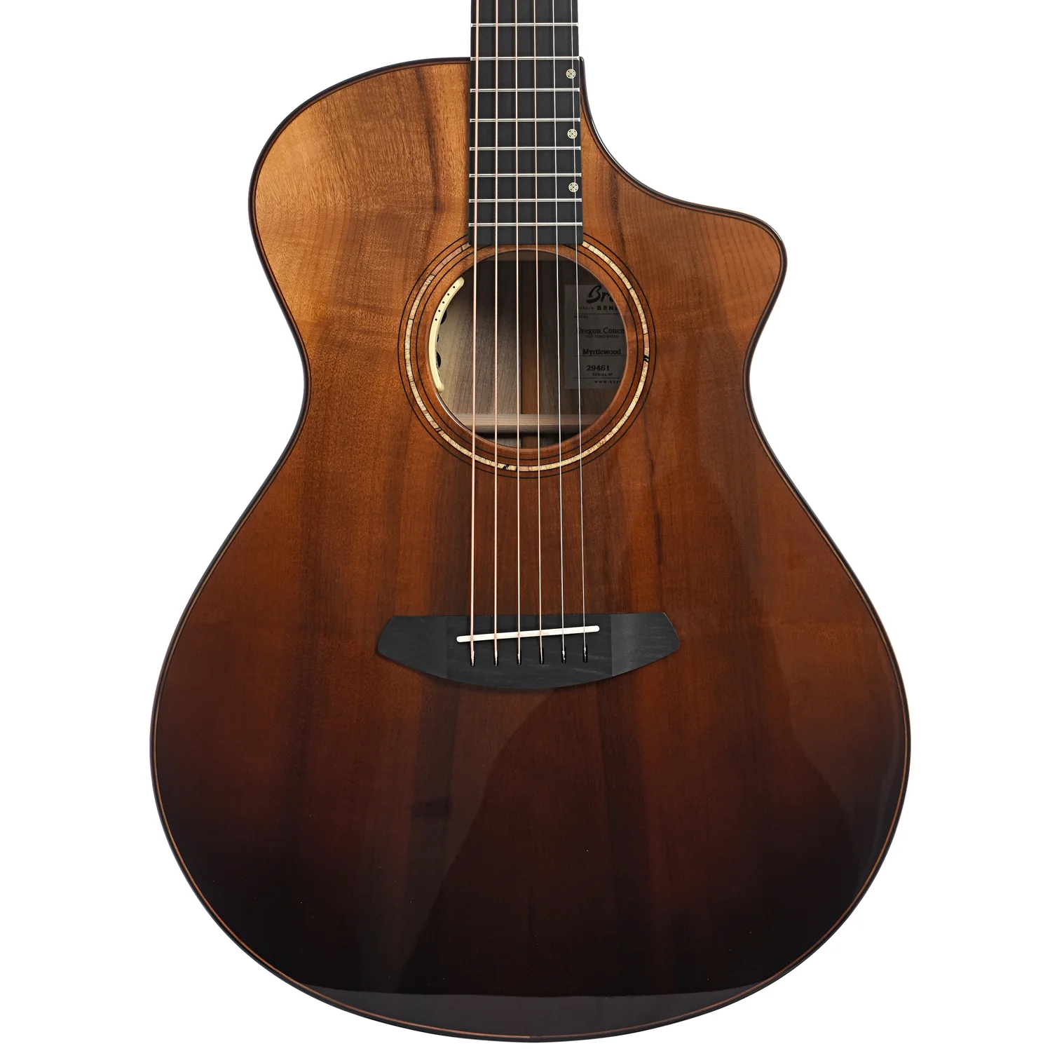 Breedlove Oregon Concert Sahara CE Myrtlewood-Myrtlewood Limited Edition Acoustic Guitar - Image 2