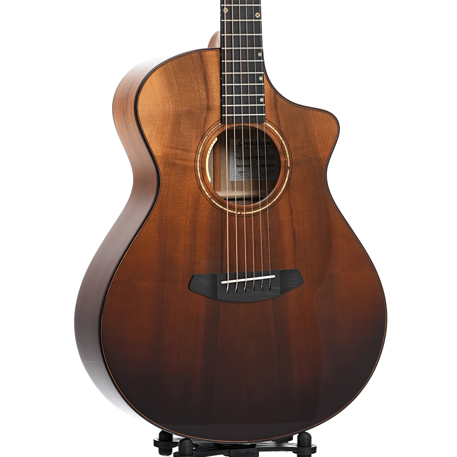 Breedlove Oregon Concert Sahara CE Myrtlewood-Myrtlewood Limited Edition Acoustic Guitar - Image 4
