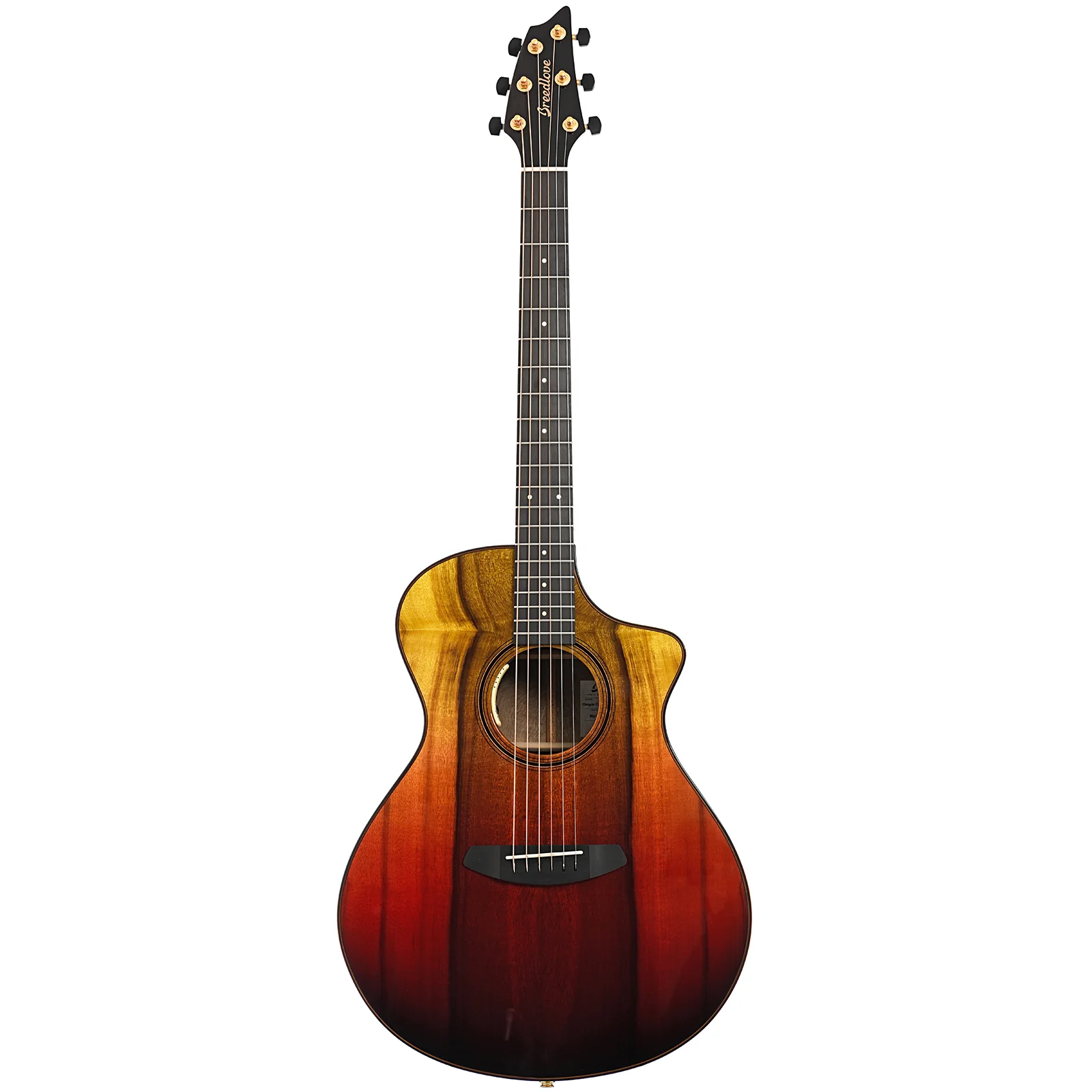 Breedlove Oregon Concert Tequila Sunrise CE Myrtlewood-Myrtlewood LTD Acoustic-Electric Guitar - Image 14