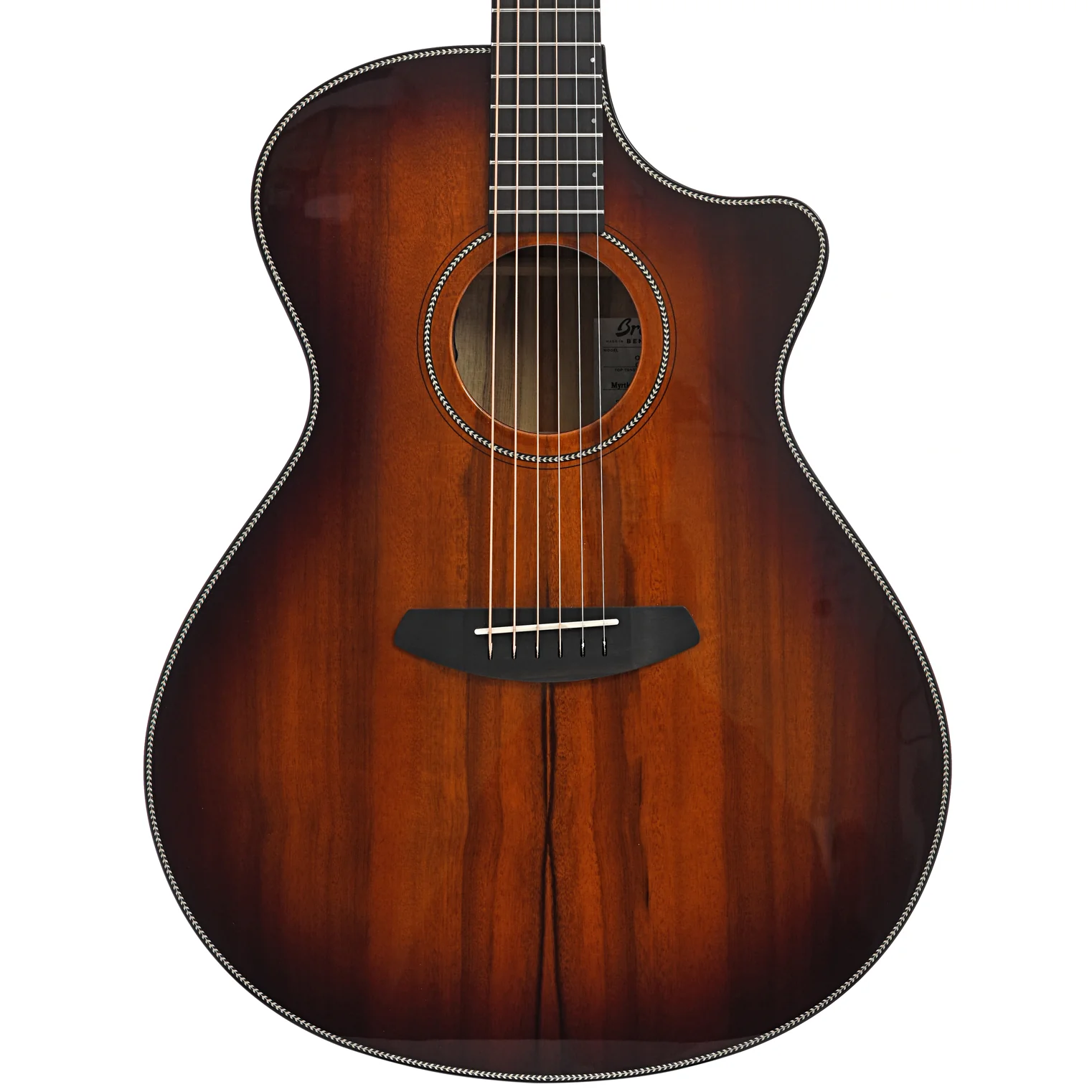 Breedlove Oregon Concerto Old Fashioned CE Myrtlewood-Myrtlewood Acoustic Guitar - Image 2