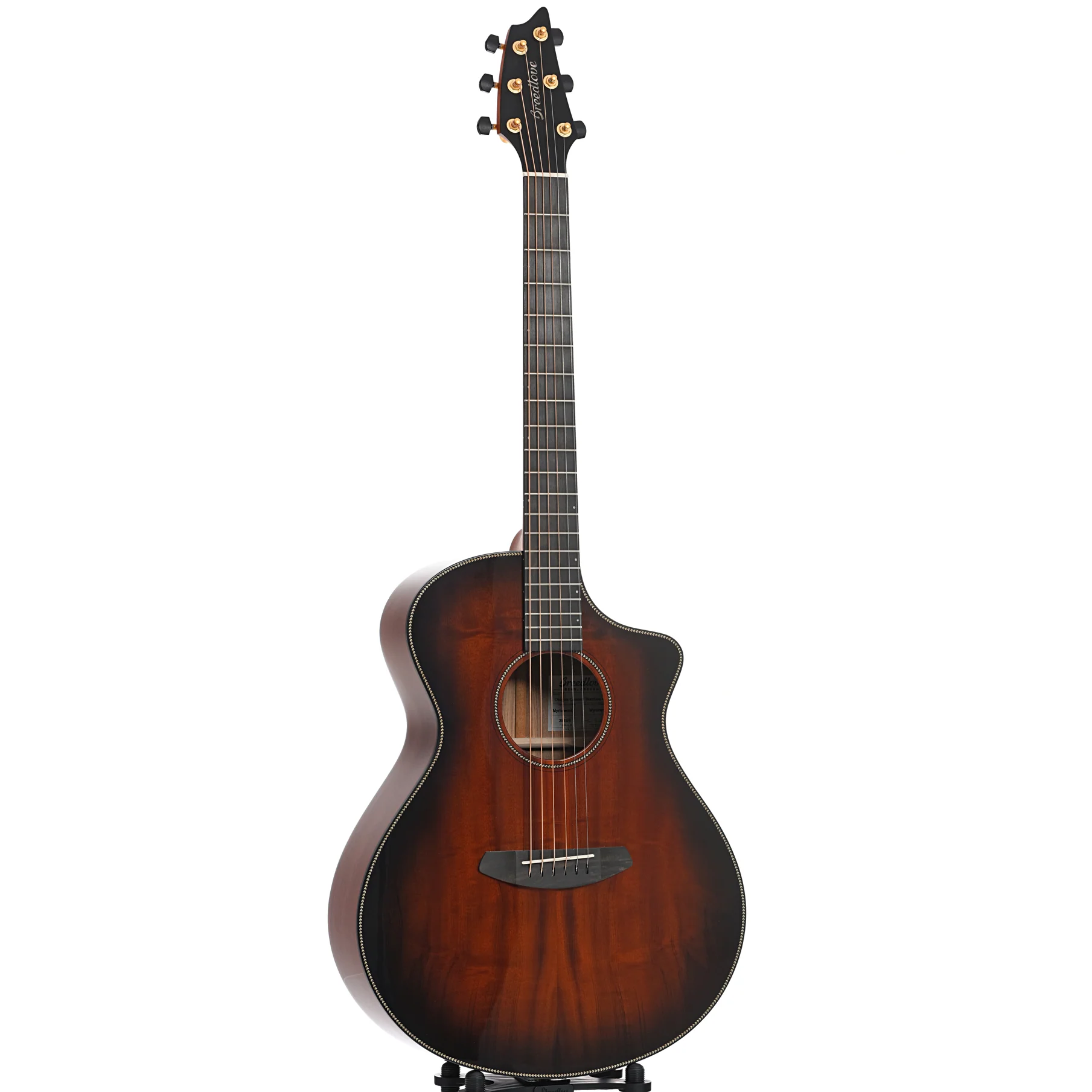 Breedlove Oregon Series Concert Bourbon CE Myrtlewood-Myrtlewood Acoustic-Electric Guitar - Image 3