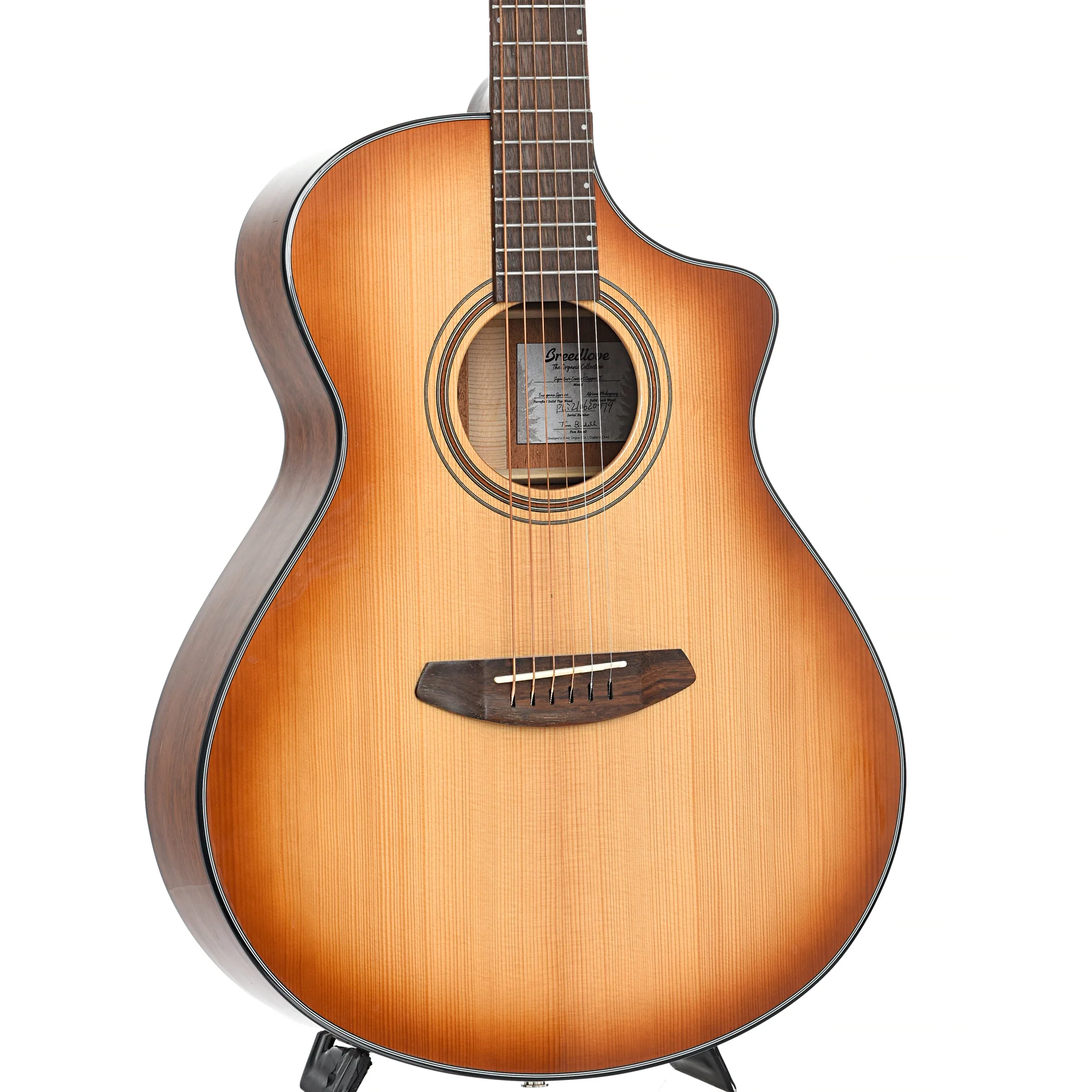 Breedlove Signature Concert Copper CE Acoustic-Electric Guitar (recent) - Image 4
