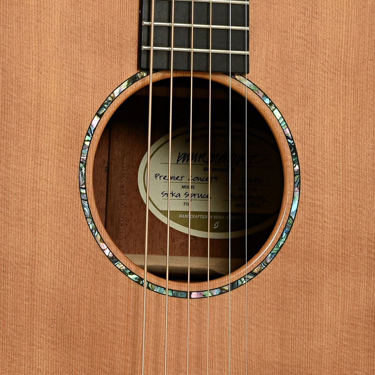 Breedlove Premier Concert Acoustic-Electric Guitar (2016) - Image 6