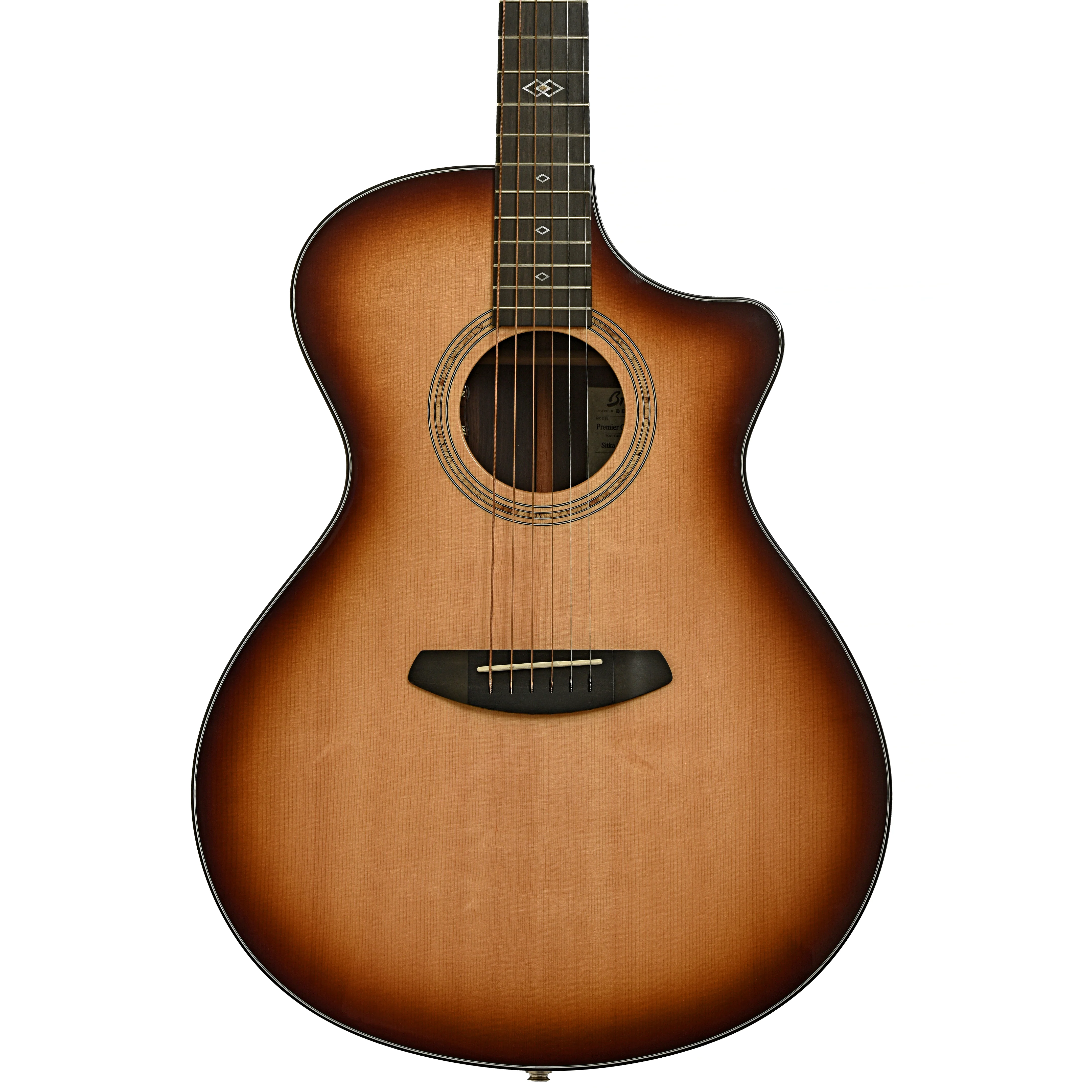 Breedlove Premier Concerto Burnt Amber CE Sitka - EI Rosewood Acoustic-Electric Guitar (2022) - Image 2