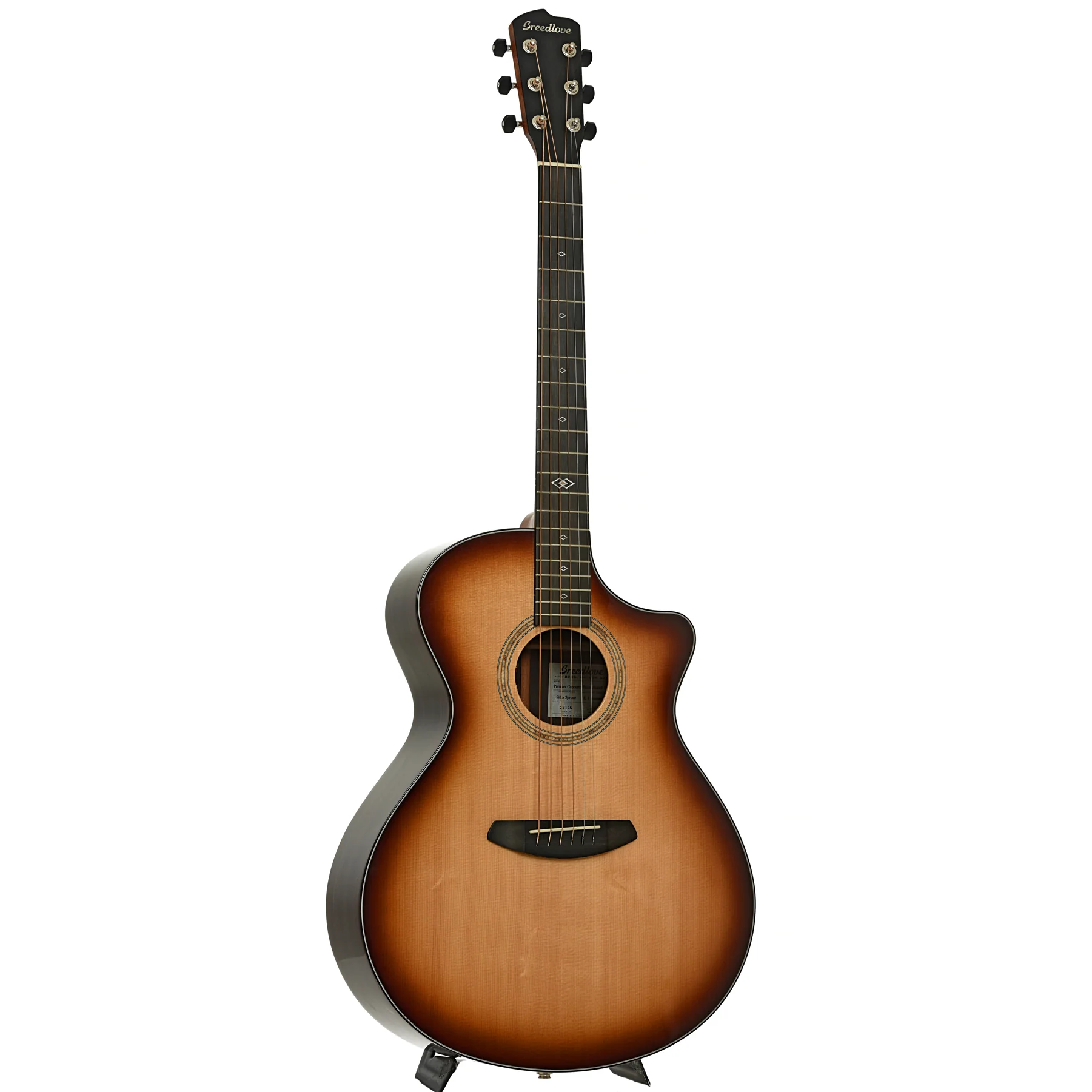 Breedlove Premier Concerto Burnt Amber CE Sitka - EI Rosewood Acoustic-Electric Guitar (2022) - Image 3