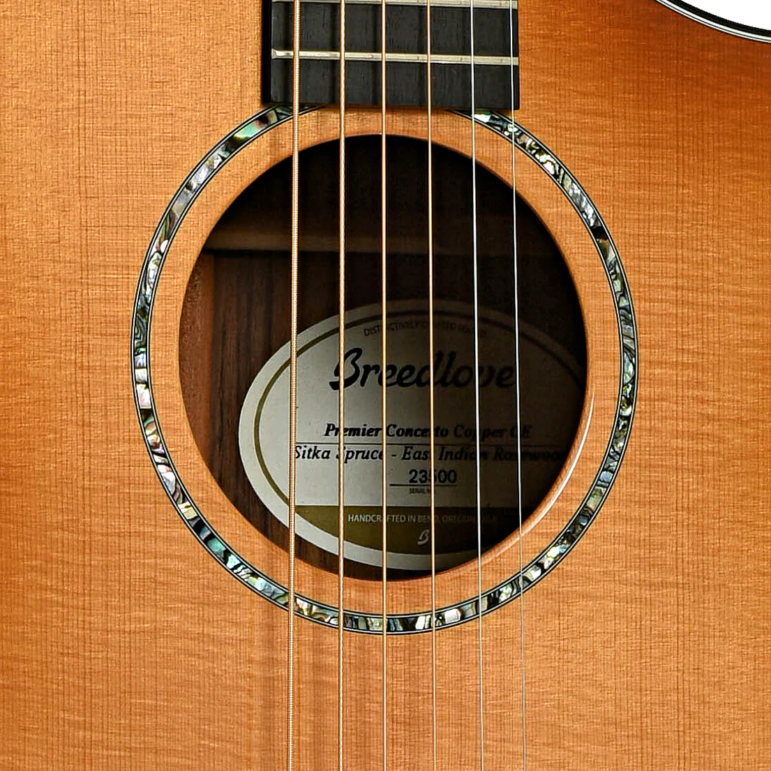 Breedlove Premier Concerto Copper CE Acoustic Electric Guitar - Image 6
