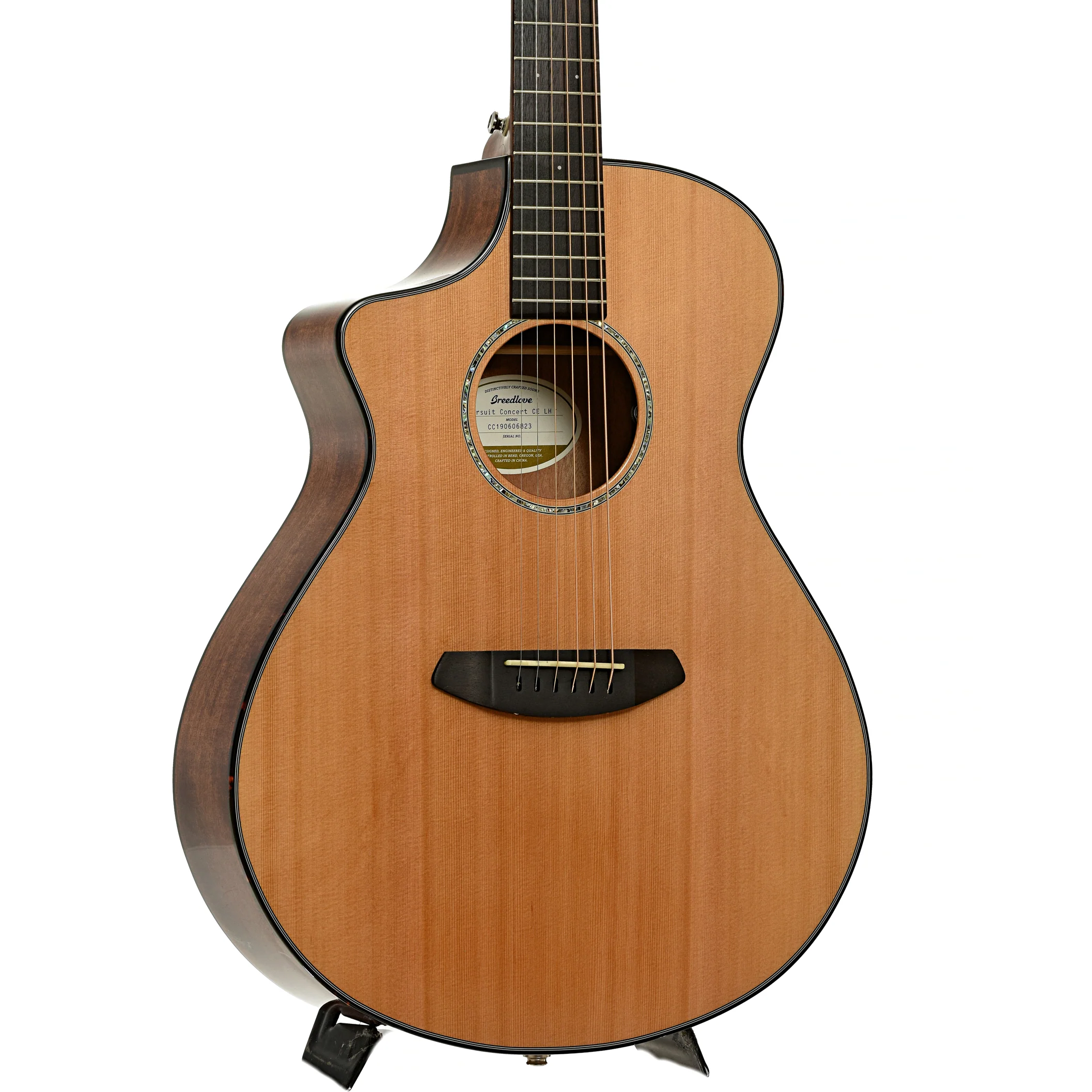 Breedlove Pursuit Concert CE LH Acoustic Guitar (2019) - Image 4