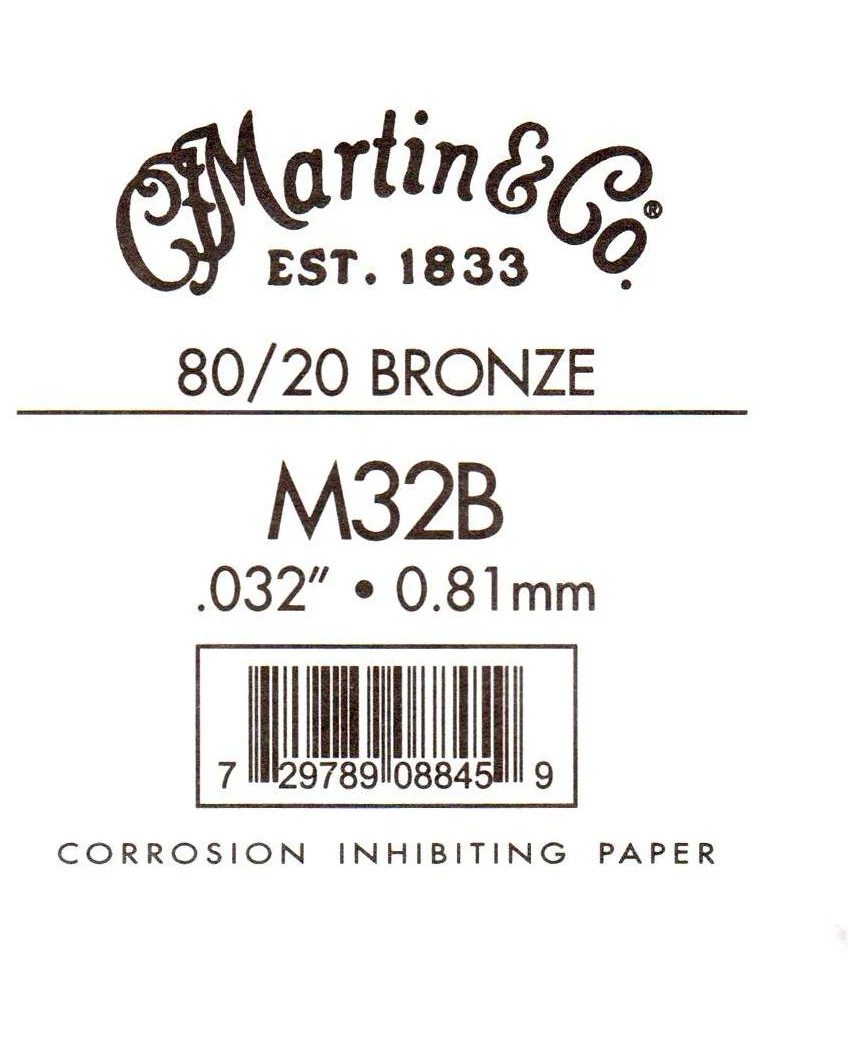 Martin Bronze Wound Ball End Single String .032 - Image 2