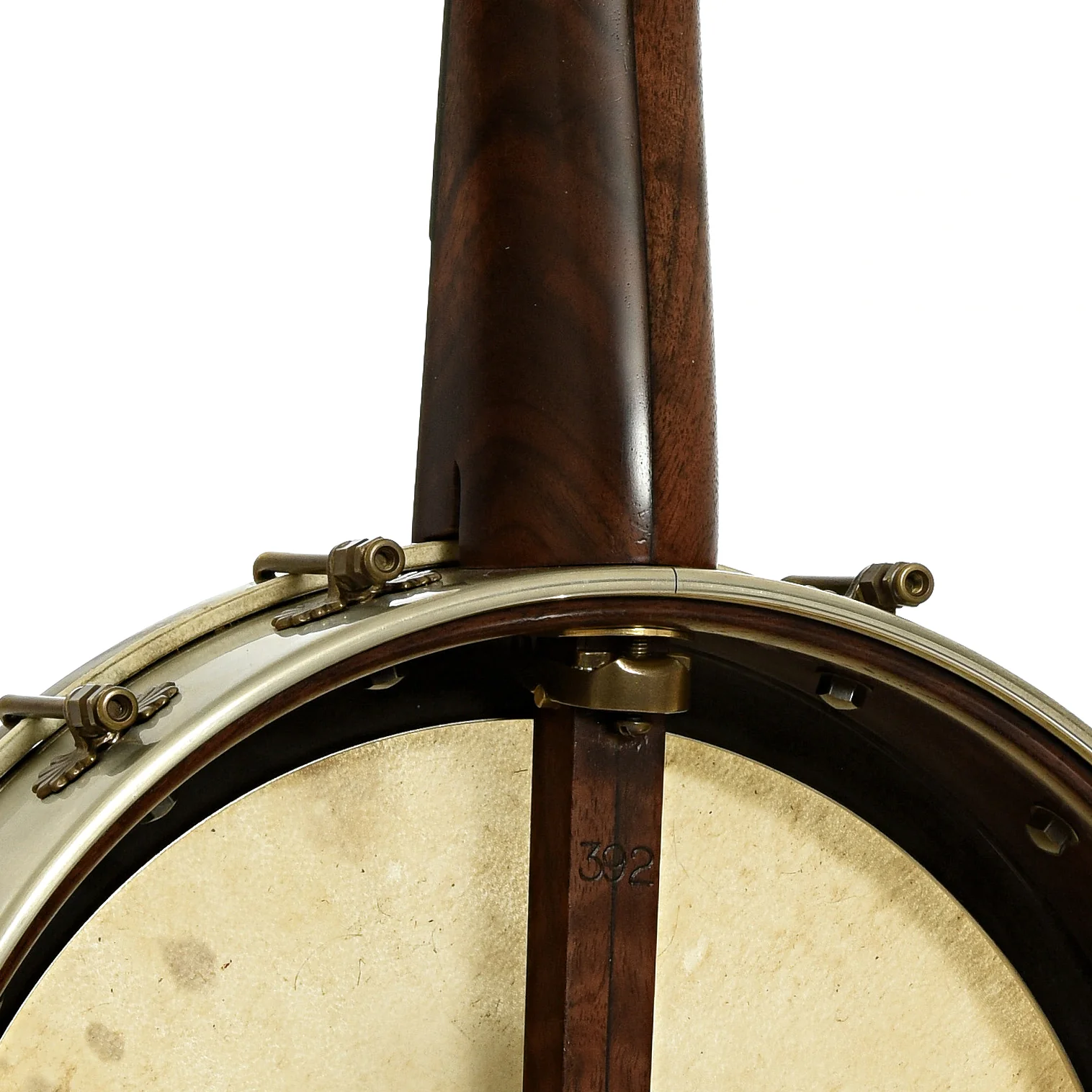 Brooks Masten Silverspun Custom Walnut 12 in. Openback Banjo (2019) - Image 11