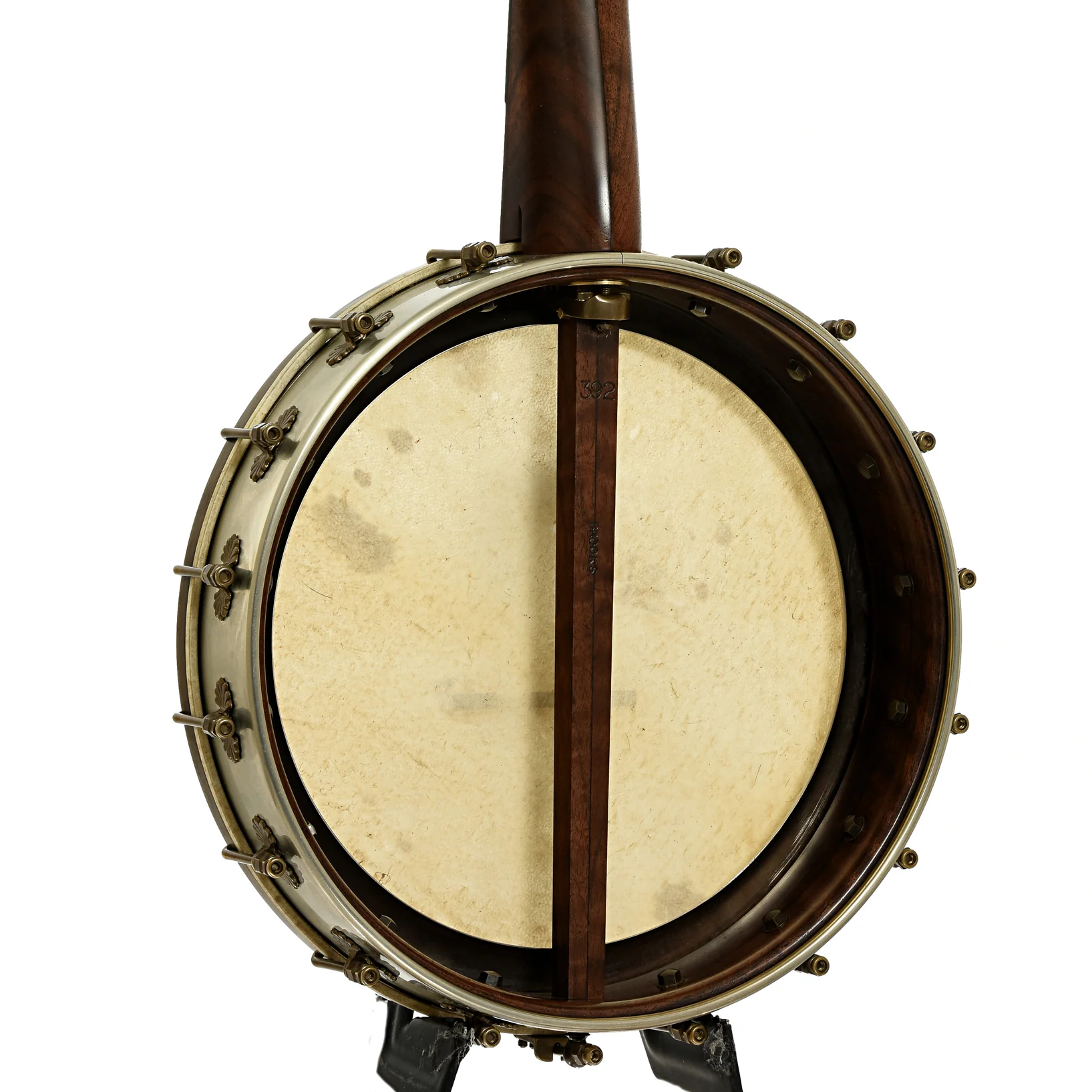 Brooks Masten Silverspun Custom Walnut 12 in. Openback Banjo (2019) - Image 12