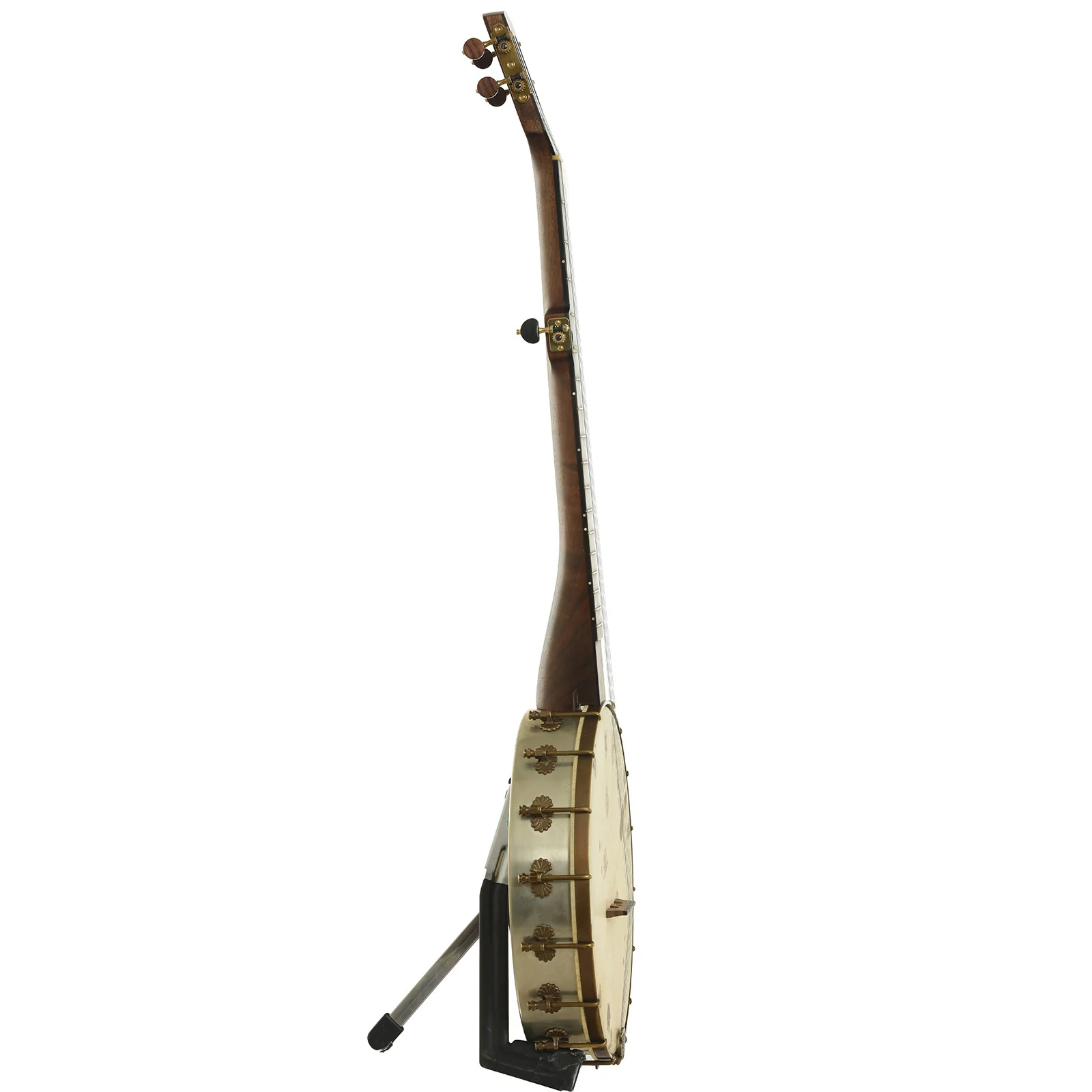 Brooks Masten Silverspun Custom Walnut 12 in. Openback Banjo (2019) - Image 14