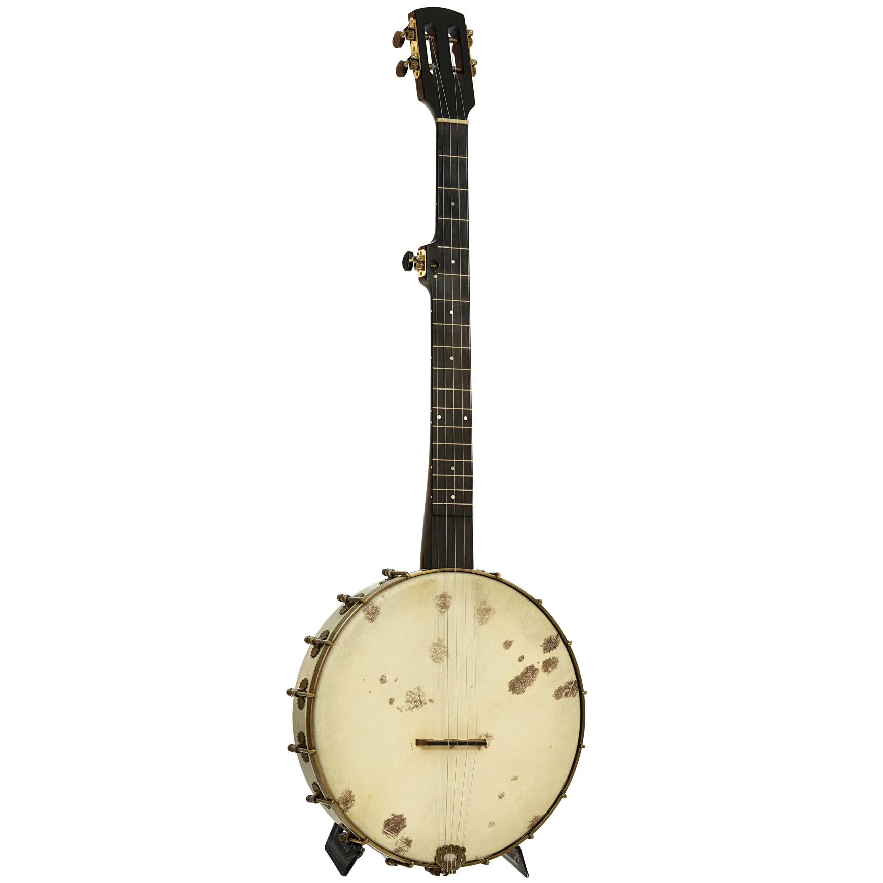 Brooks Masten Silverspun Custom Walnut 12 in. Openback Banjo (2019) - Image 3