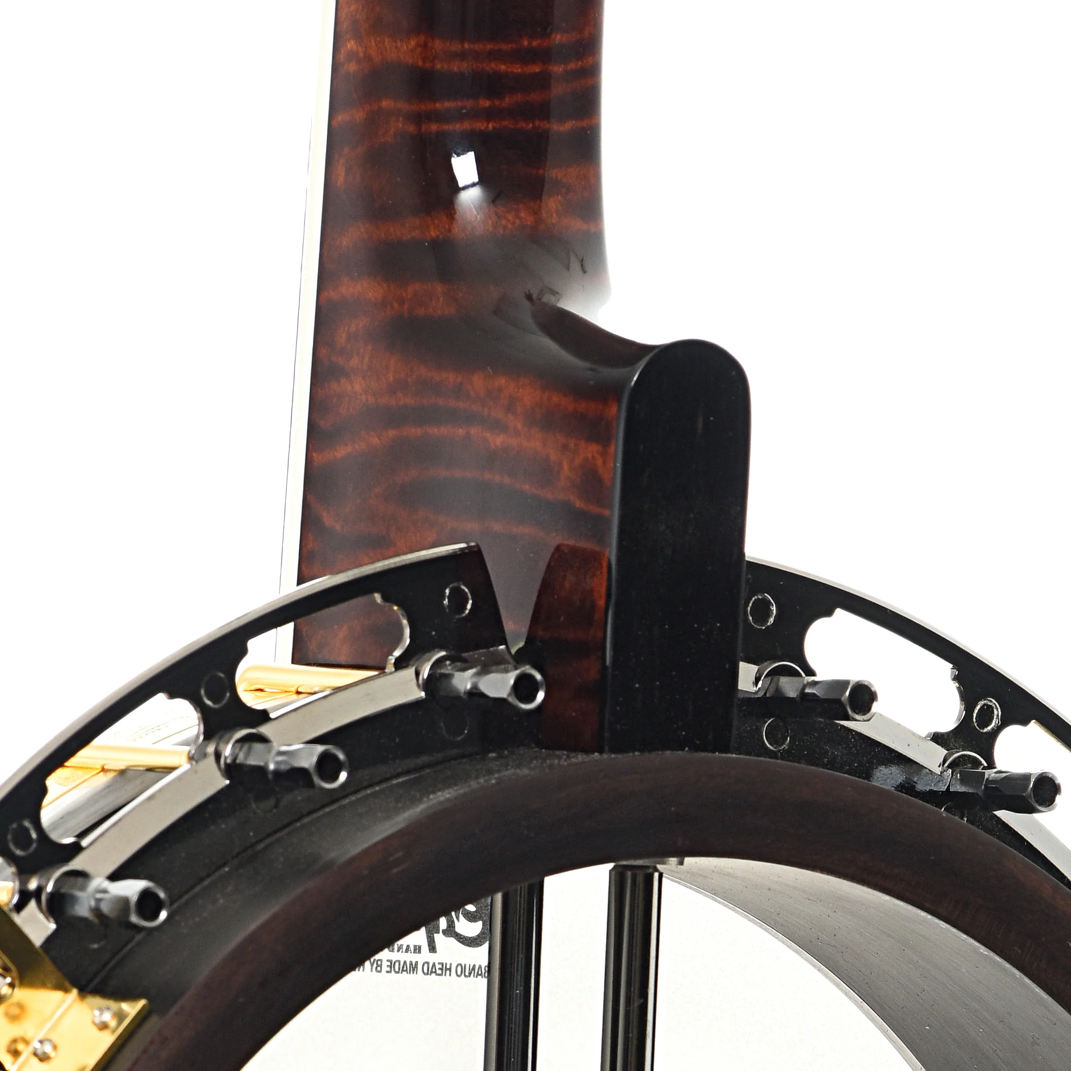 Capek Allegoria Gold Resonator Banjo & Case, Flame Maple - Image 11