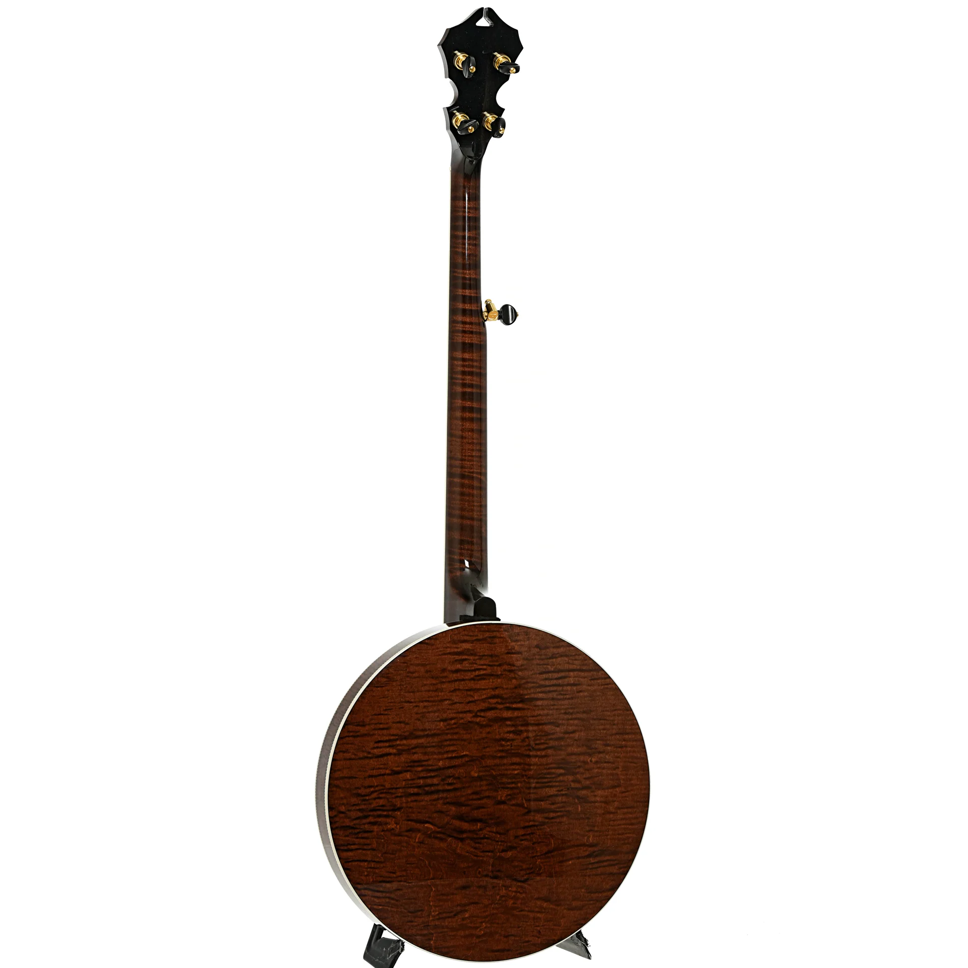 Capek Allegoria Gold Resonator Banjo & Case, Flame Maple - Image 14