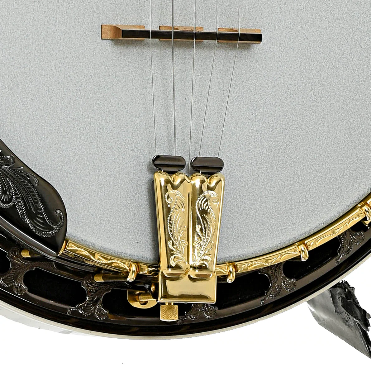Capek Allegoria Gold Resonator Banjo & Case, Flame Maple - Image 4