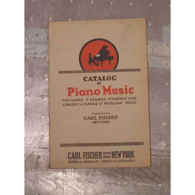 Carl Fischer Catalog of Piano Music (c.1900?) - Image 2