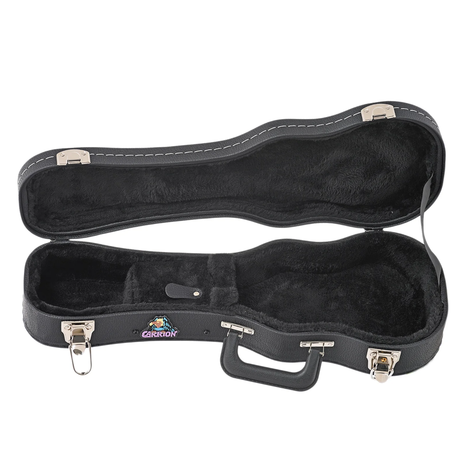 Carrion C-1640 Black Hardshell Soprano Ukulele Case - Image 3