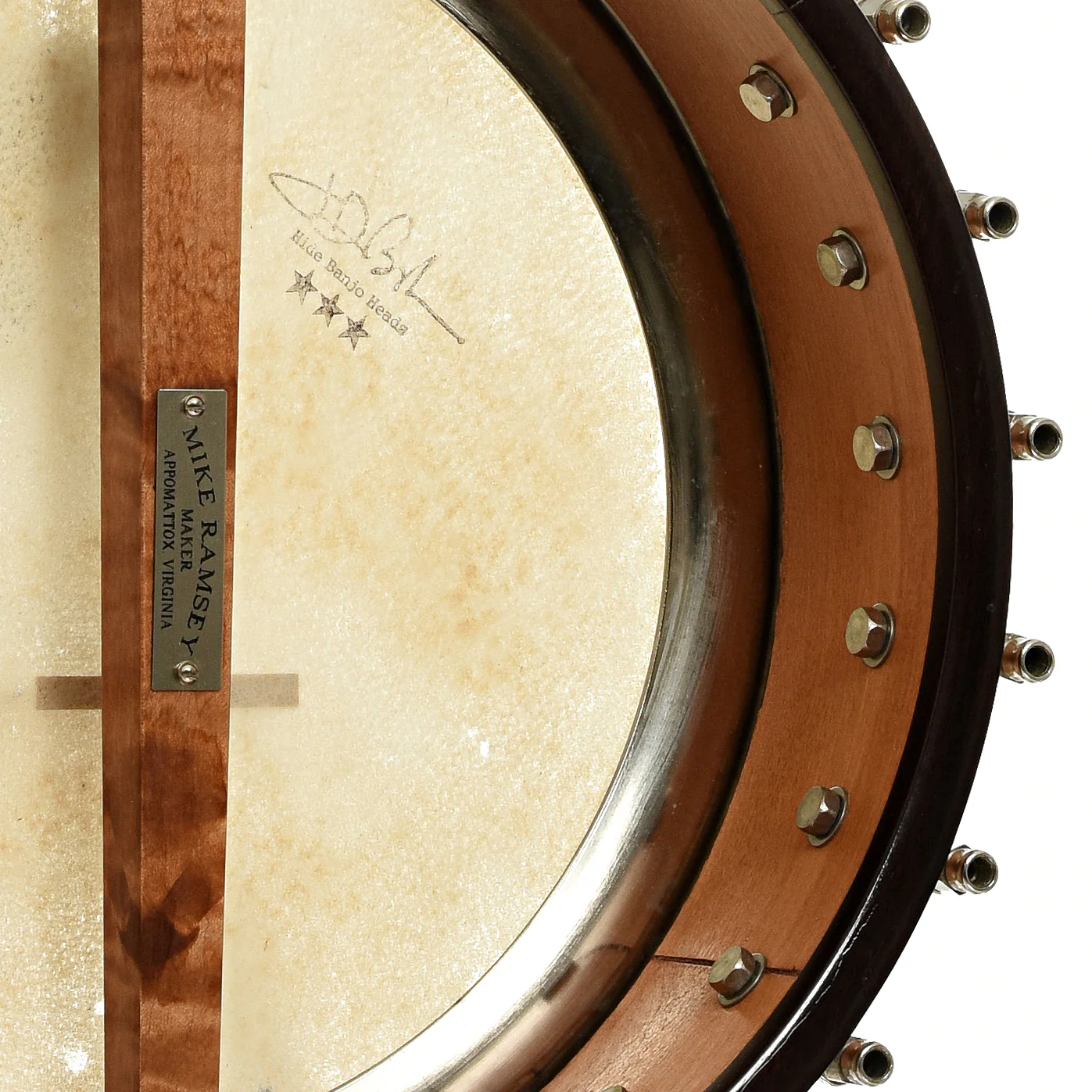 Chanterelle Mike Ramsey Bacon Model Timeless Timber Test Openback Banjo (2004) - Image 10