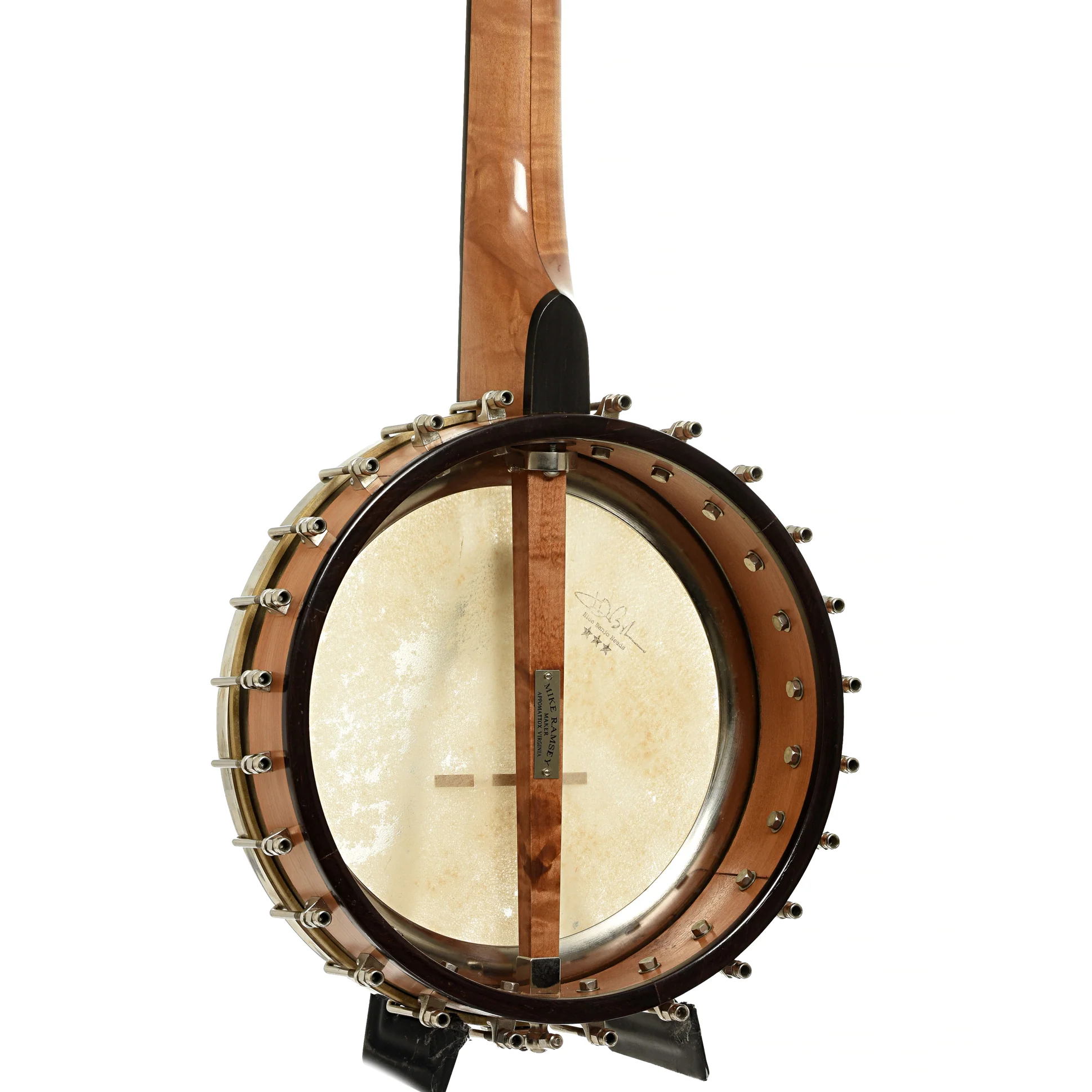 Chanterelle Mike Ramsey Bacon Model Timeless Timber Test Openback Banjo (2004) - Image 12