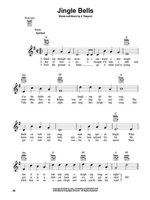 Christmas Carols for Ukulele - Image 3